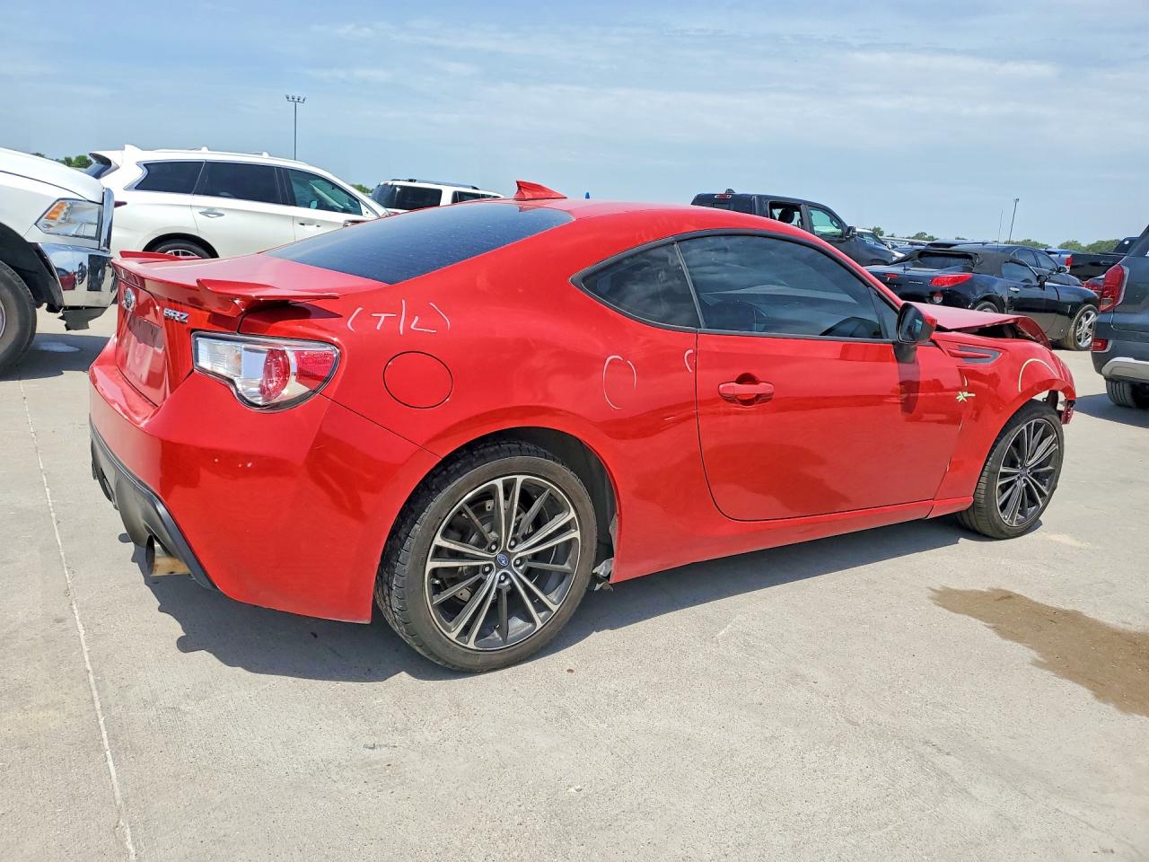 2013 Subaru Brz 2.0 Limited Red vin: JF1ZCAC17D2600717