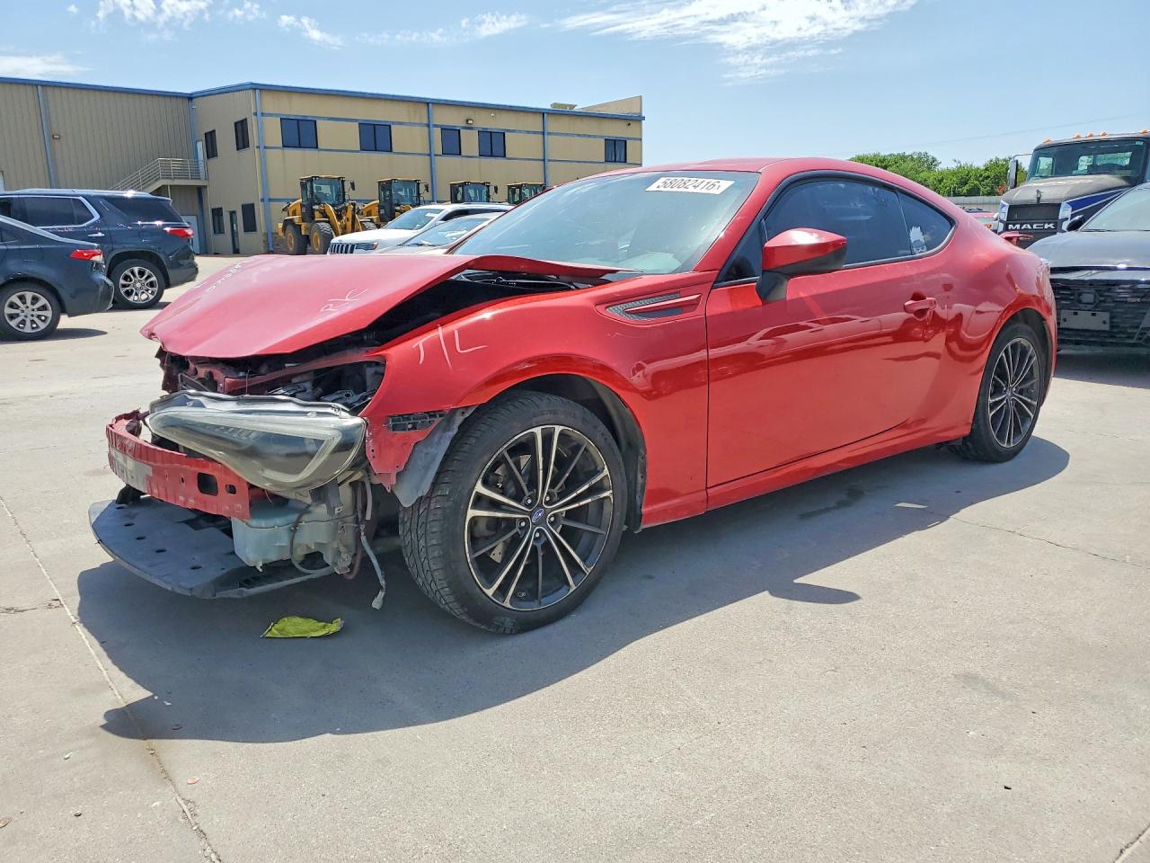 2013 Subaru Brz 2.0 Limited Red vin: JF1ZCAC17D2600717