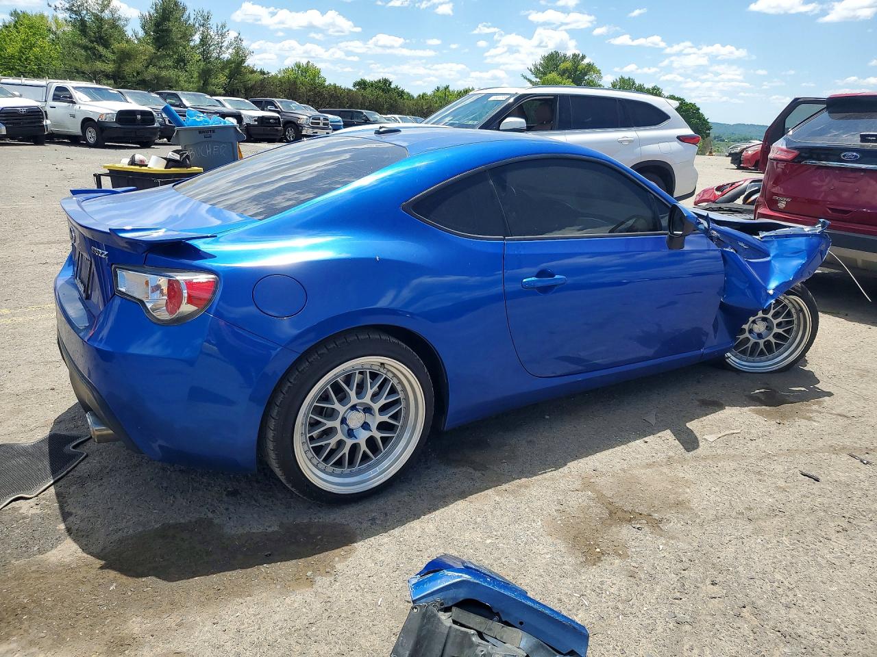 2013 Subaru Brz 2.0 Limited Blue vin: JF1ZCAC17D2604914