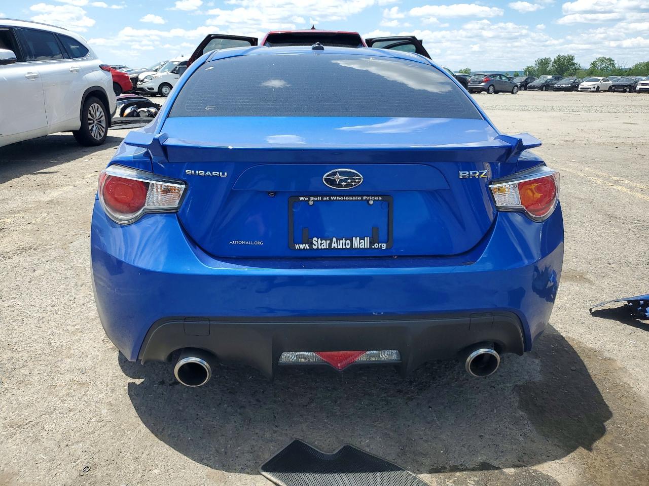 2013 Subaru Brz 2.0 Limited Blue vin: JF1ZCAC17D2604914