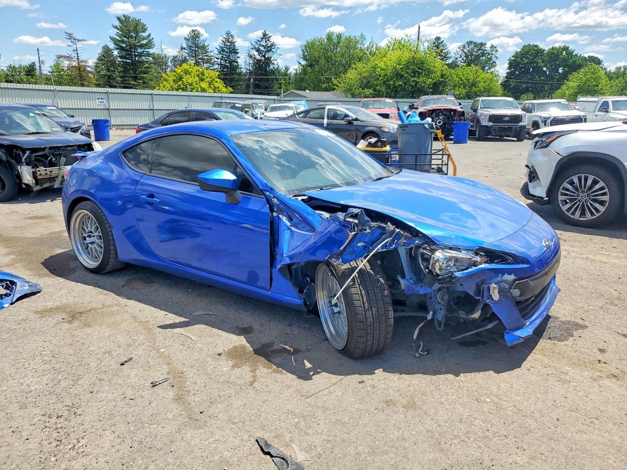 2013 Subaru Brz 2.0 Limited Blue vin: JF1ZCAC17D2604914