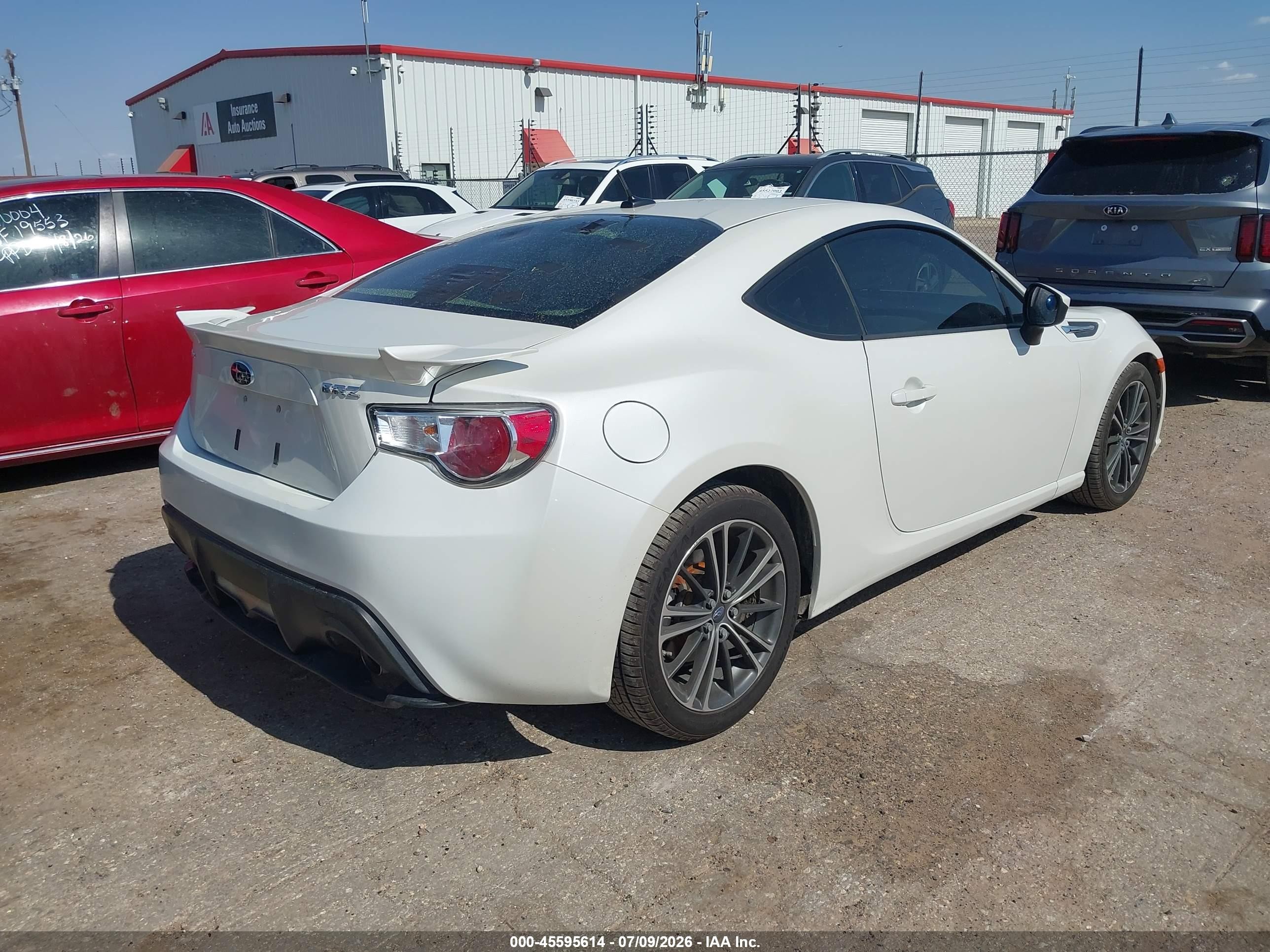 2013 Subaru Brz Limited White vin: JF1ZCAC17D2605321