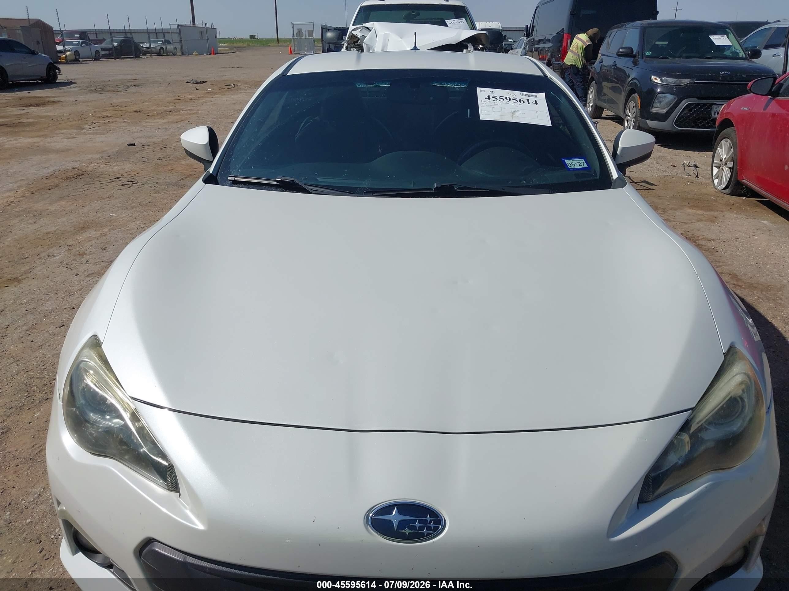 2013 Subaru Brz Limited White vin: JF1ZCAC17D2605321