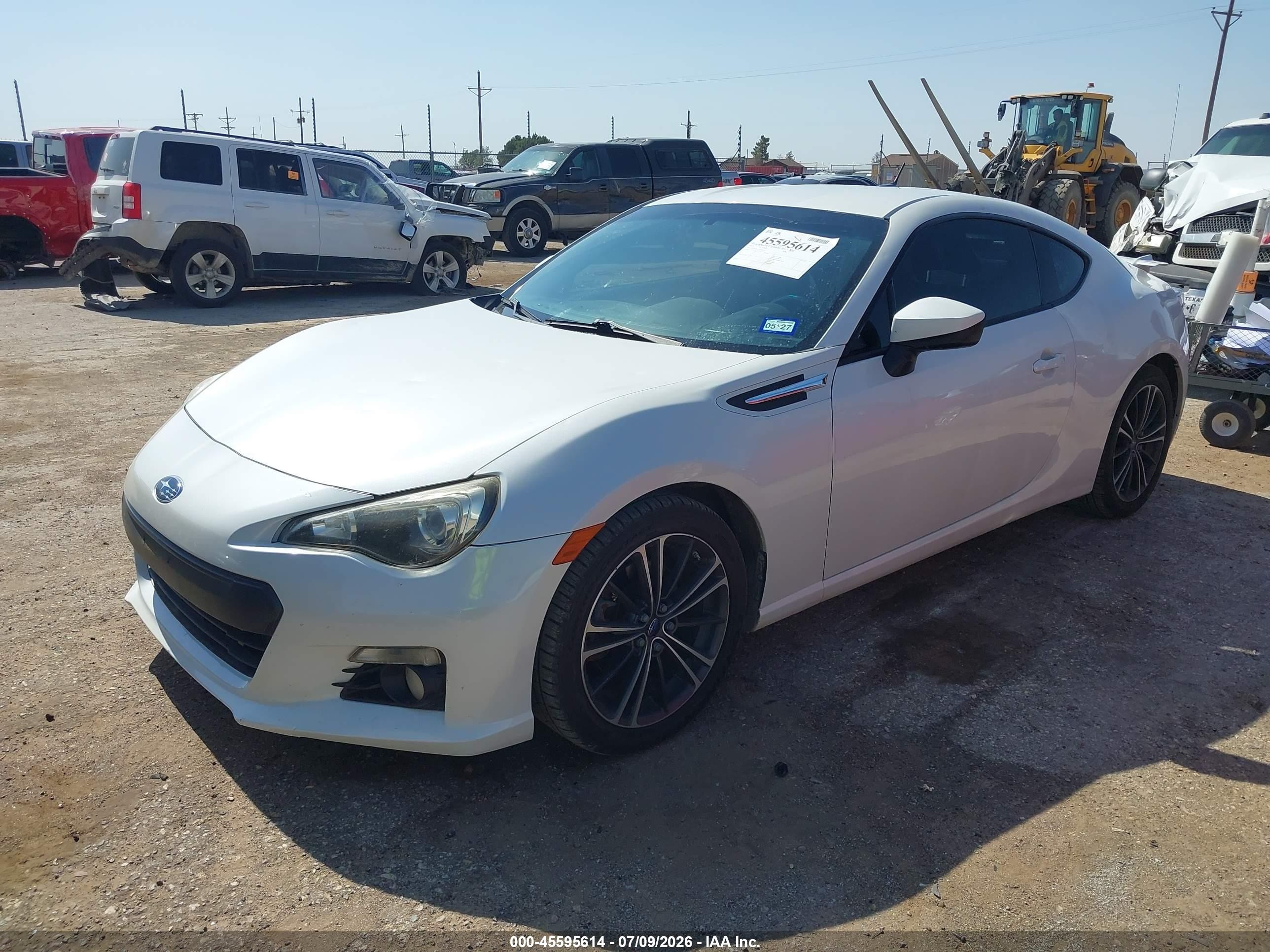 2013 Subaru Brz Limited White vin: JF1ZCAC17D2605321