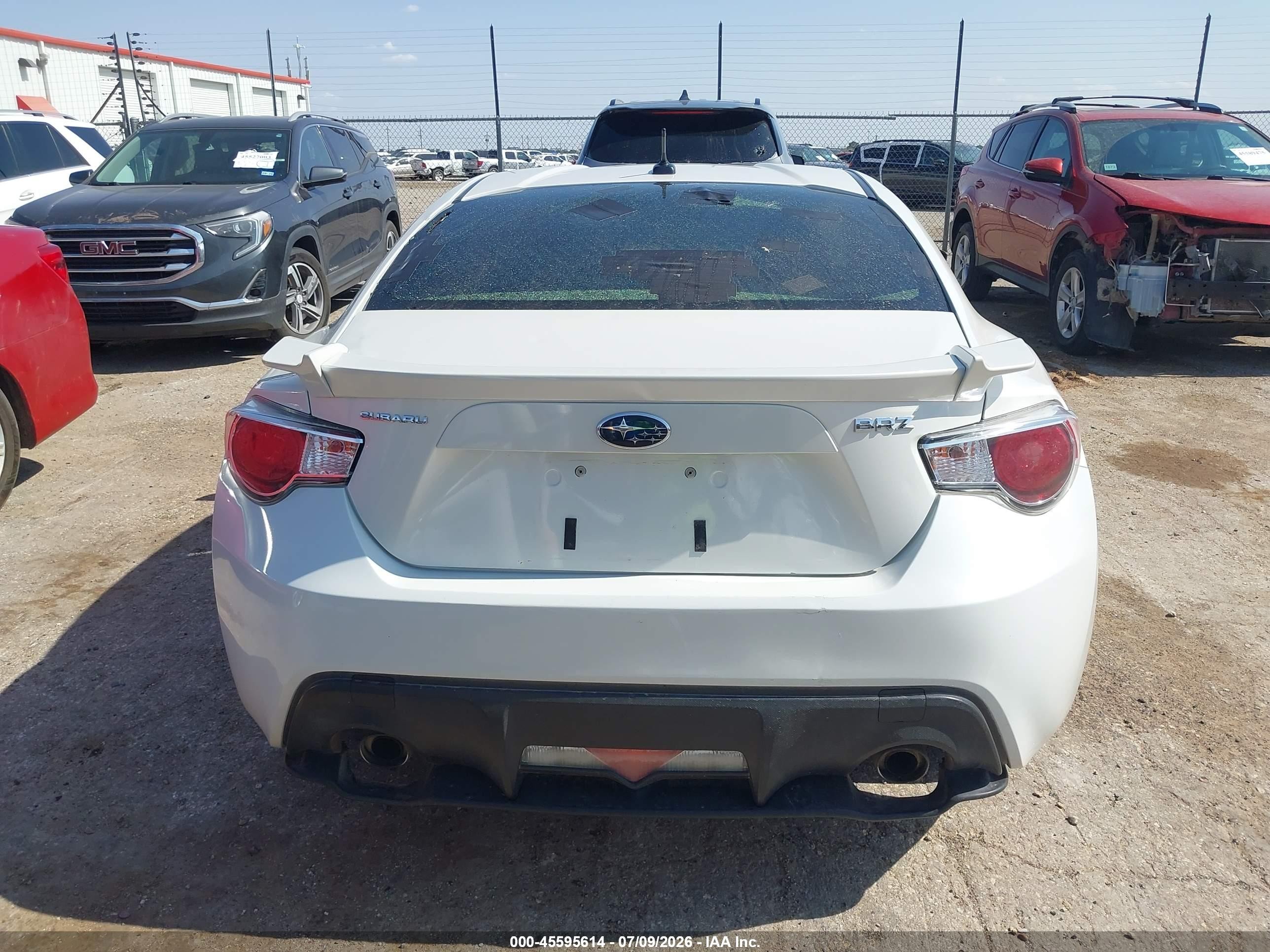 2013 Subaru Brz Limited White vin: JF1ZCAC17D2605321
