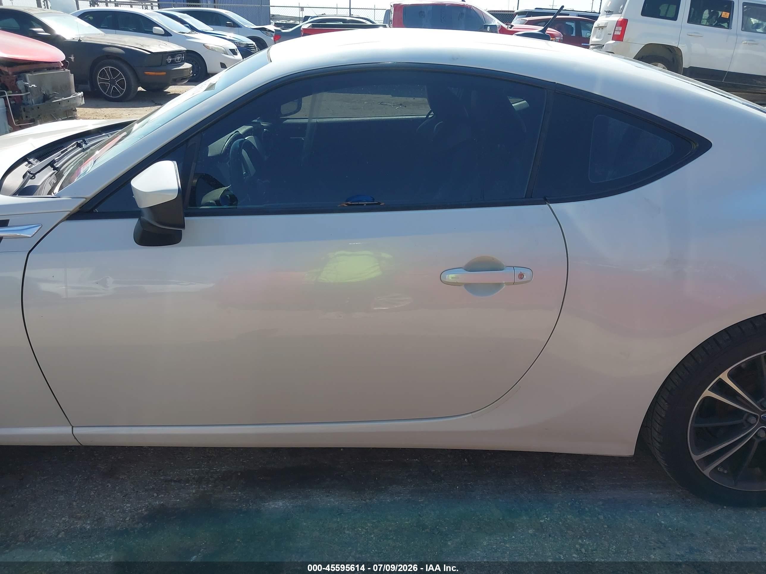 2013 Subaru Brz Limited White vin: JF1ZCAC17D2605321