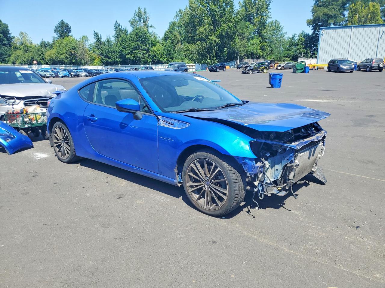 2014 Subaru Brz 2.0 Limited Синий vin: JF1ZCAC17E8603387