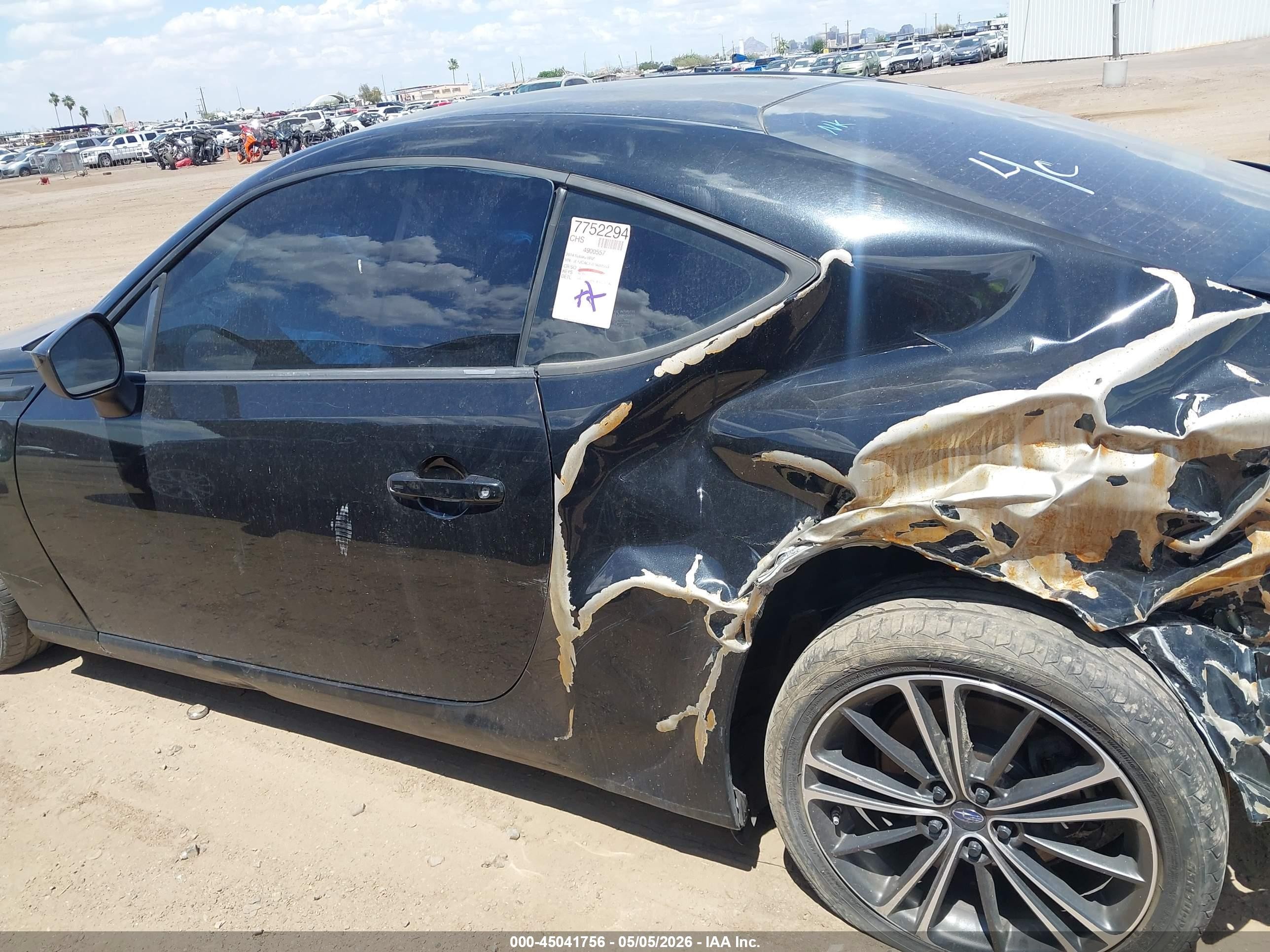 2014 Subaru Brz Limited Black vin: JF1ZCAC17E9601553