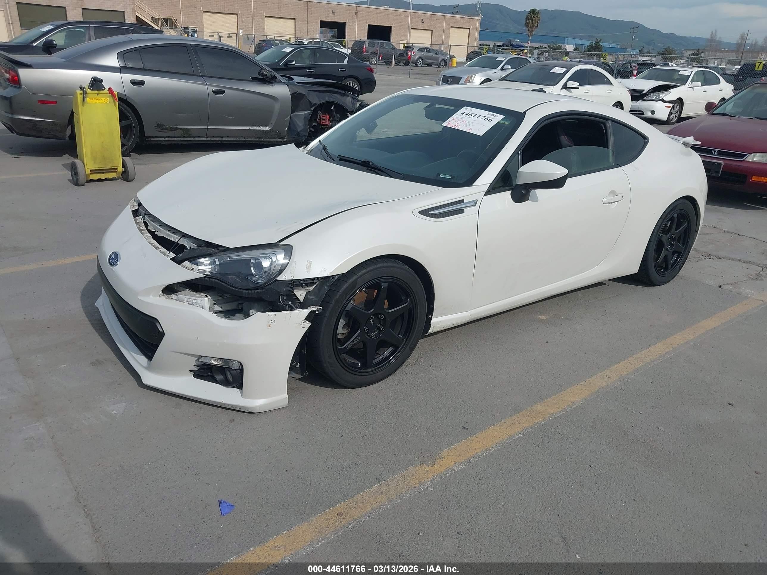 2014 Subaru Brz Limited Белый vin: JF1ZCAC17E9602296