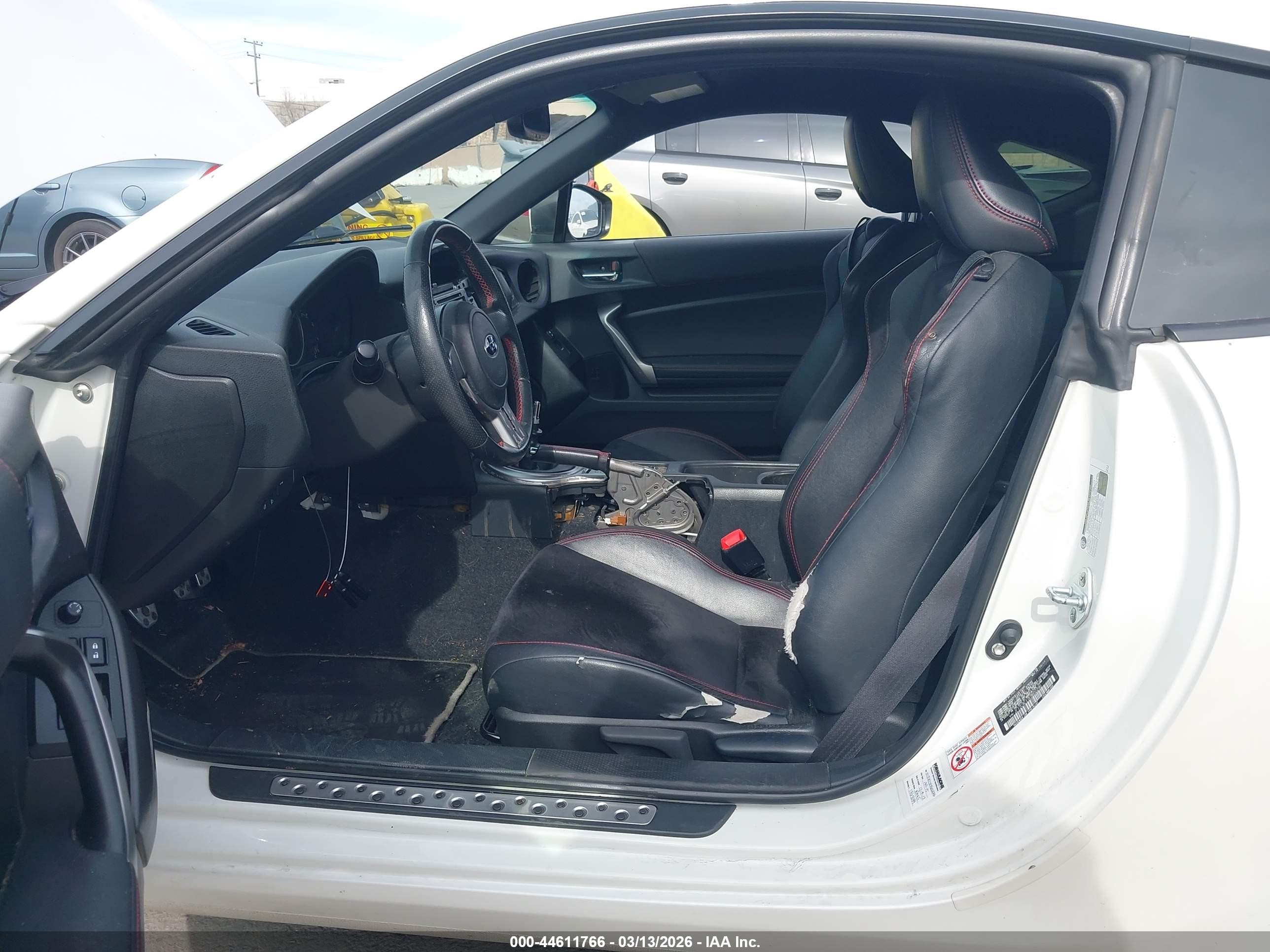 2014 Subaru Brz Limited Белый vin: JF1ZCAC17E9602296