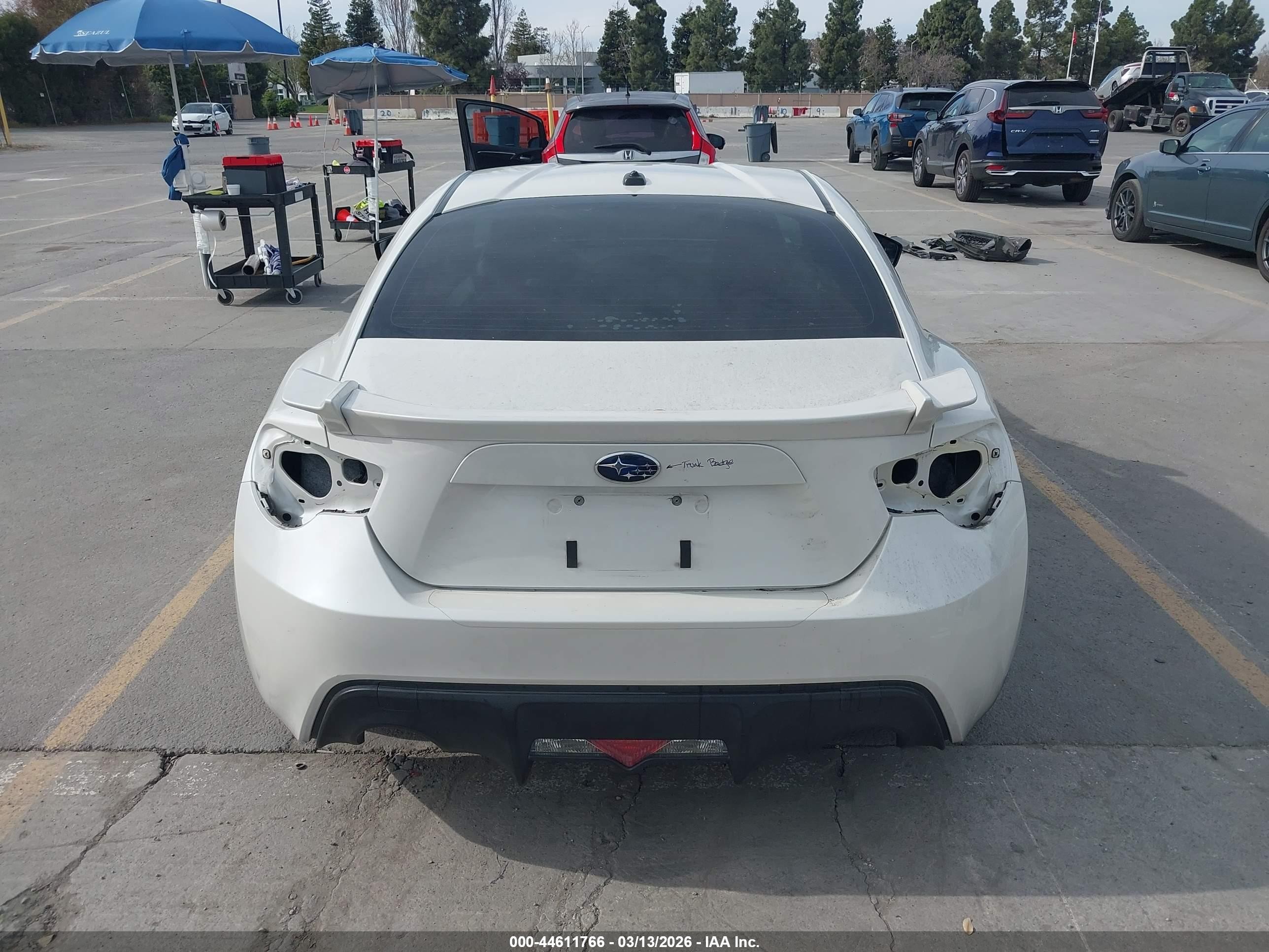2014 Subaru Brz Limited Белый vin: JF1ZCAC17E9602296