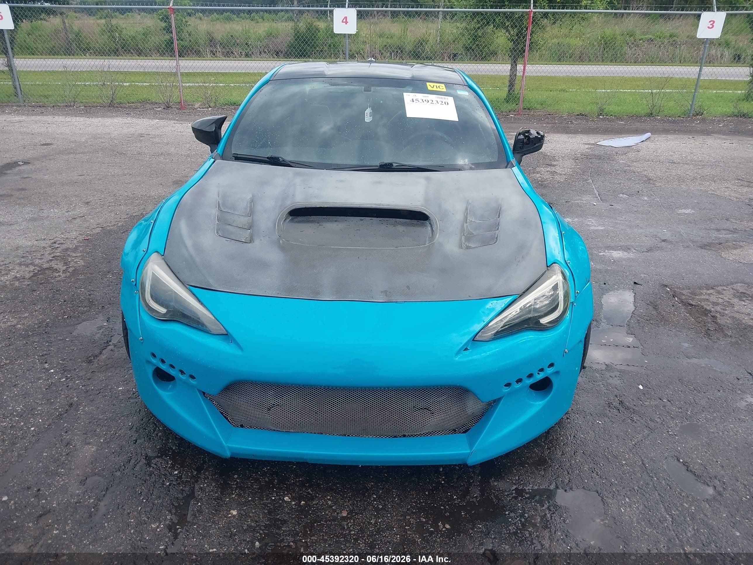 2014 Subaru Brz Limited Blue vin: JF1ZCAC17E9603030