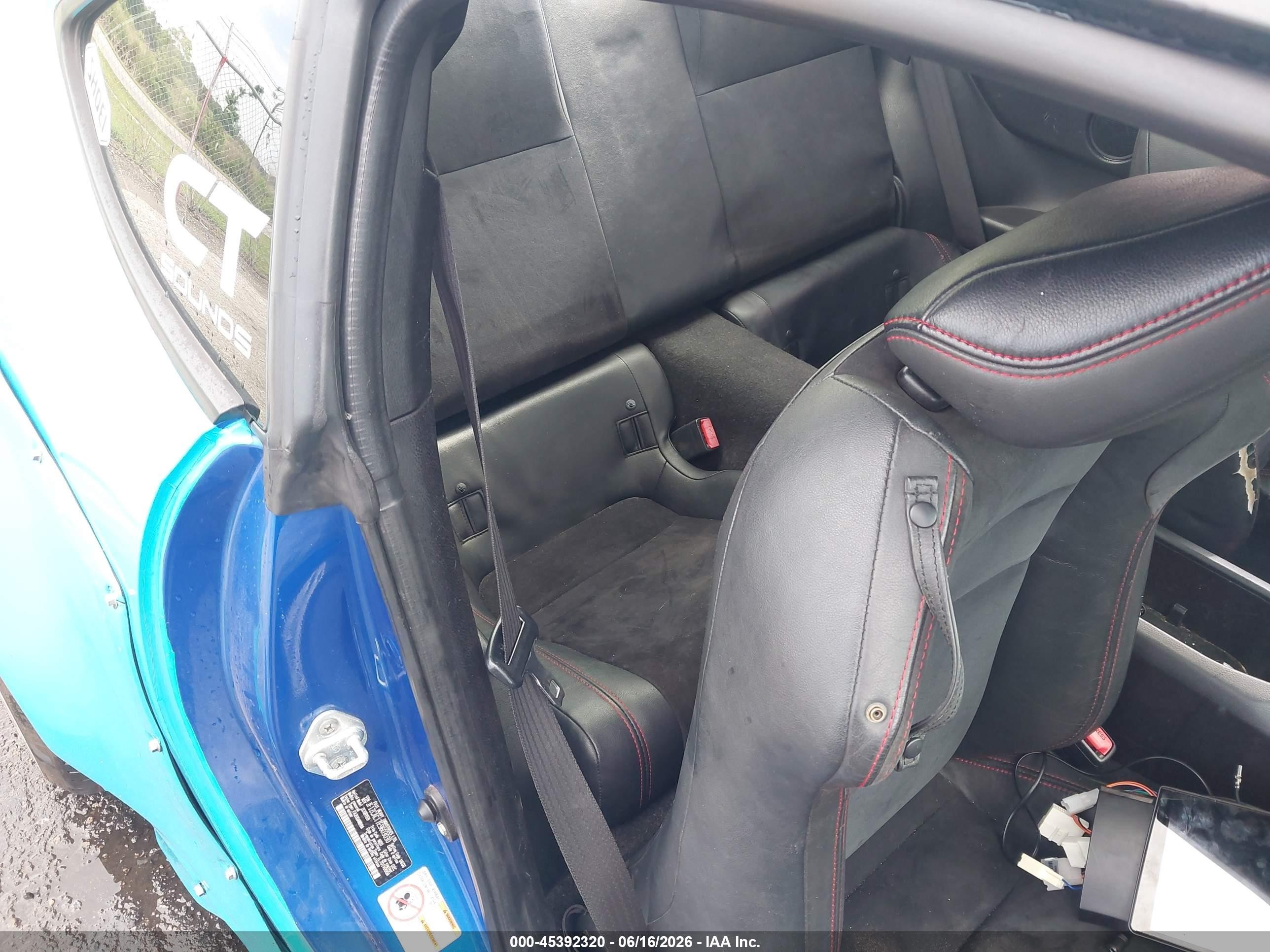 2014 Subaru Brz Limited Blue vin: JF1ZCAC17E9603030