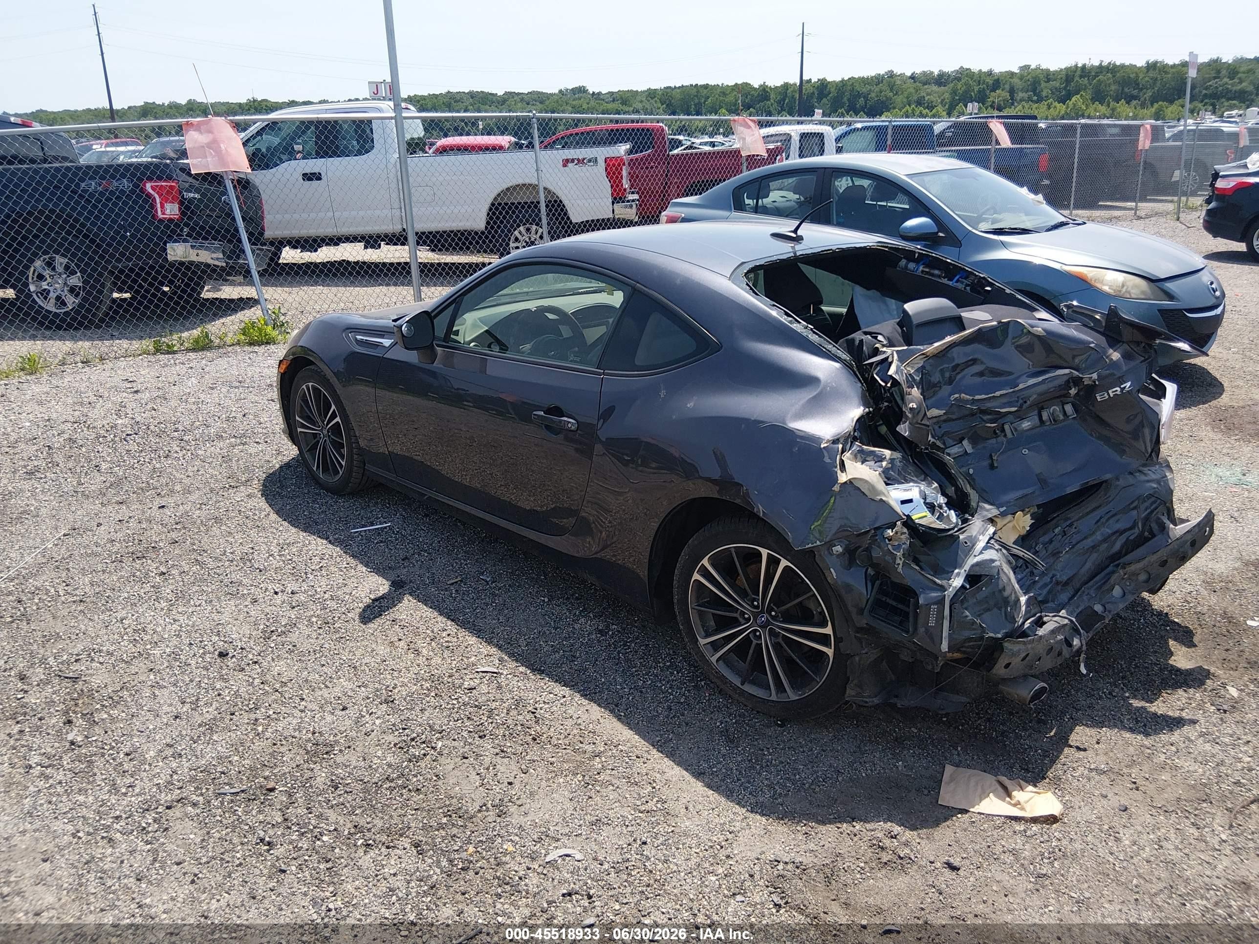 2014 Subaru Brz Limited Серый vin: JF1ZCAC17E9604985