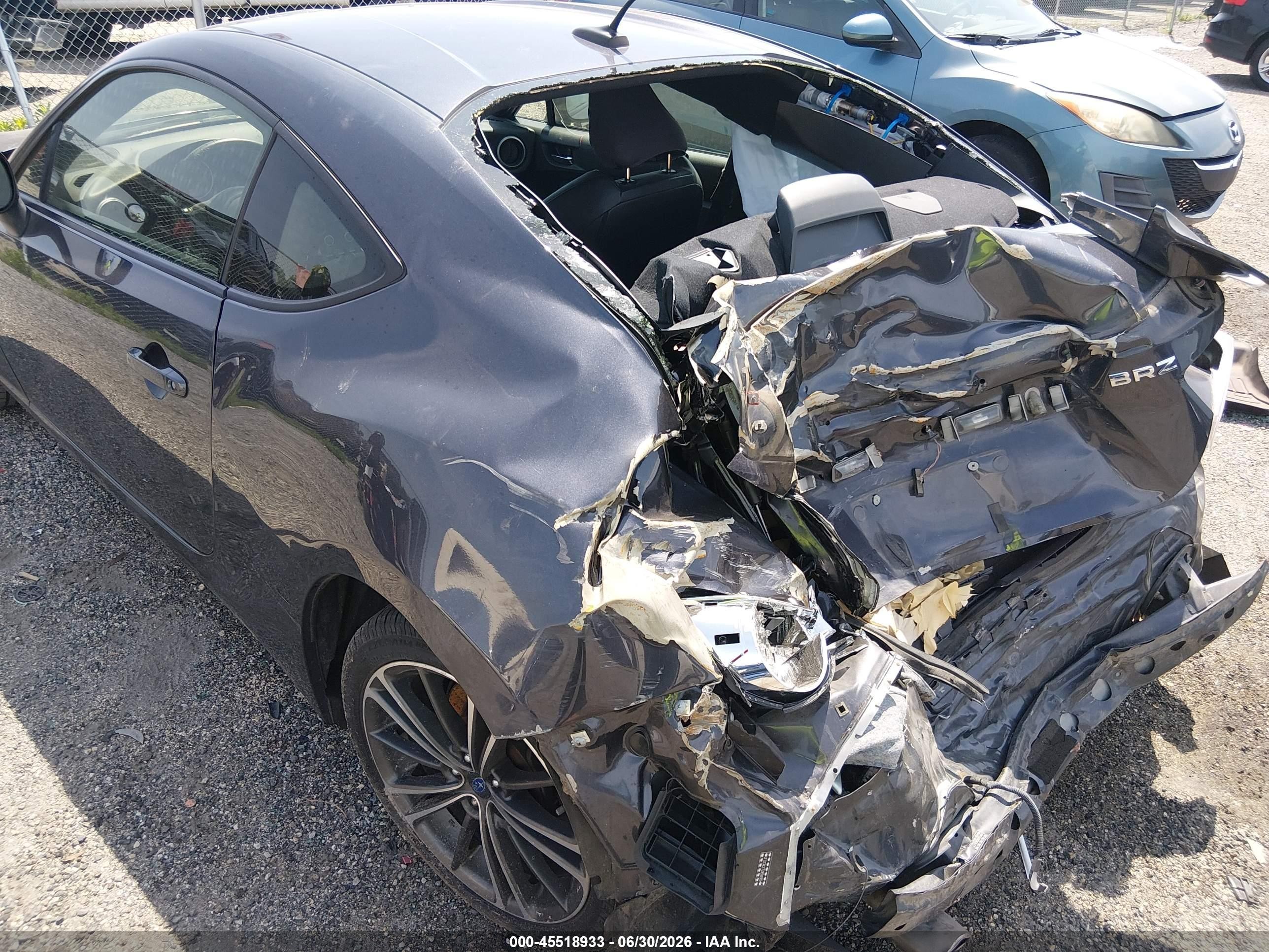 2014 Subaru Brz Limited Серый vin: JF1ZCAC17E9604985