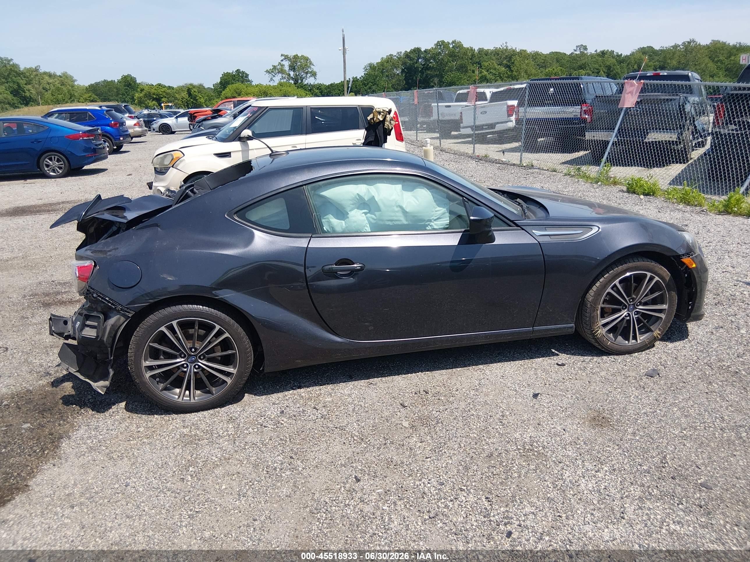 2014 Subaru Brz Limited Серый vin: JF1ZCAC17E9604985