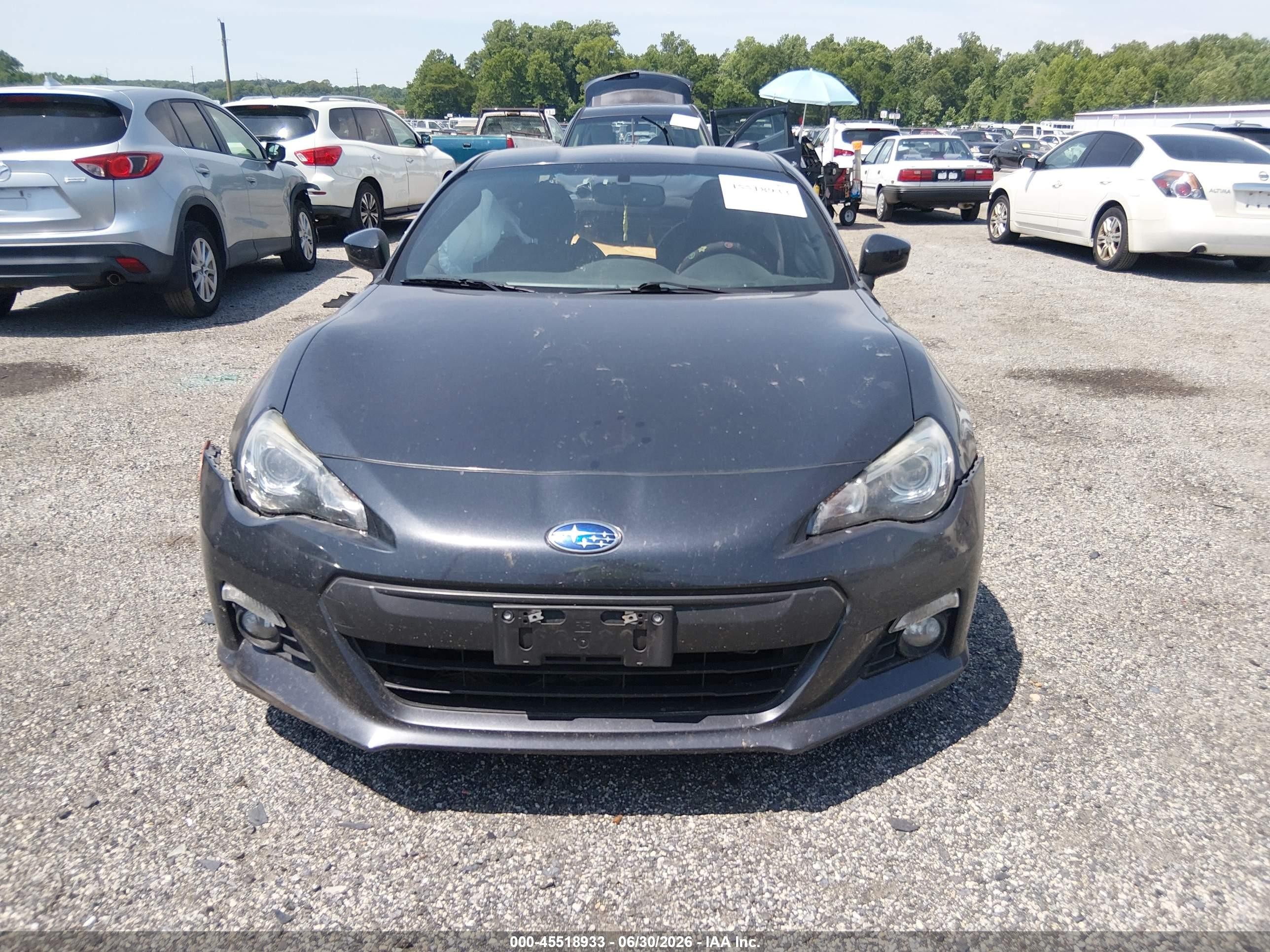 2014 Subaru Brz Limited Серый vin: JF1ZCAC17E9604985