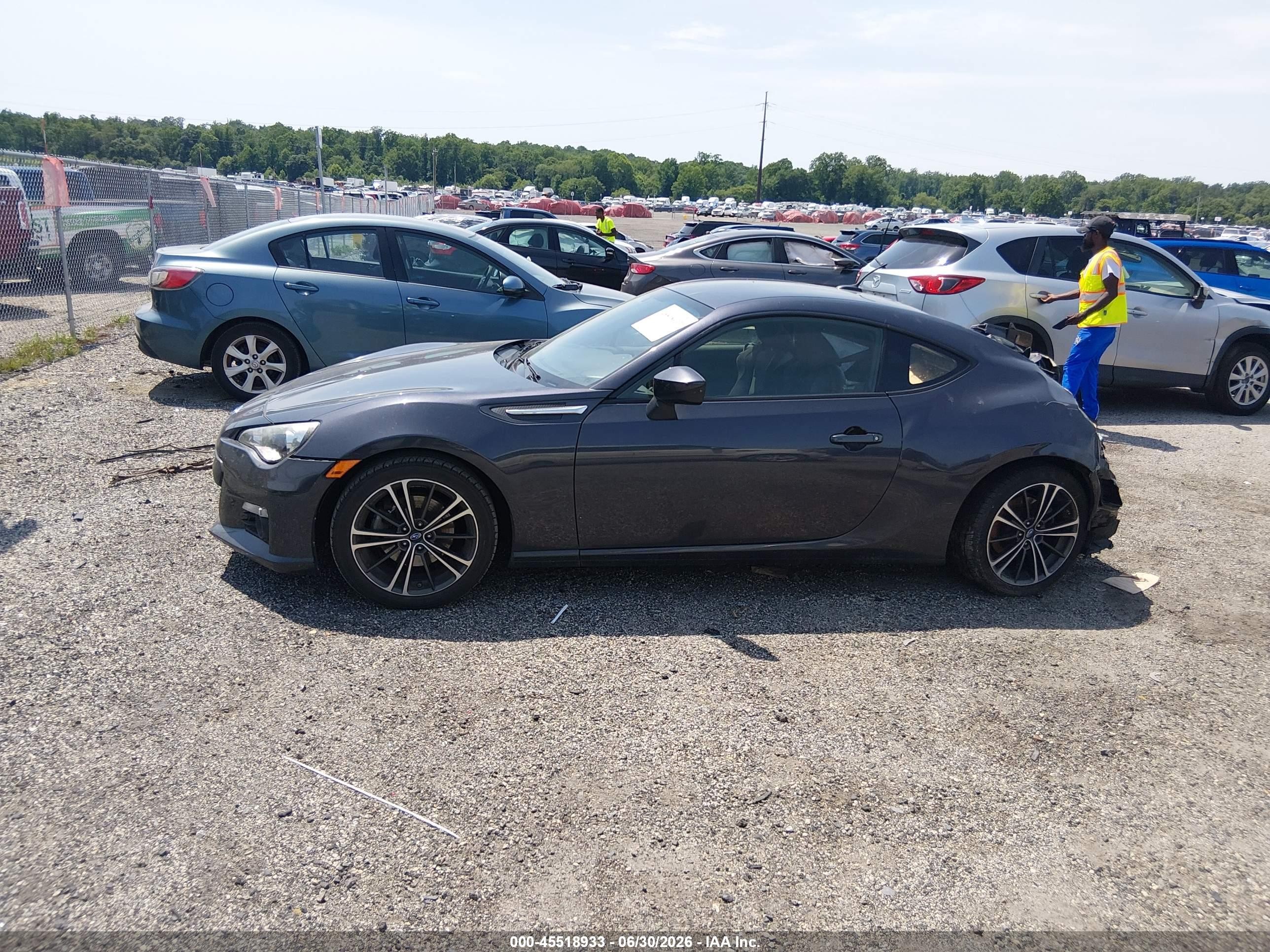2014 Subaru Brz Limited Серый vin: JF1ZCAC17E9604985
