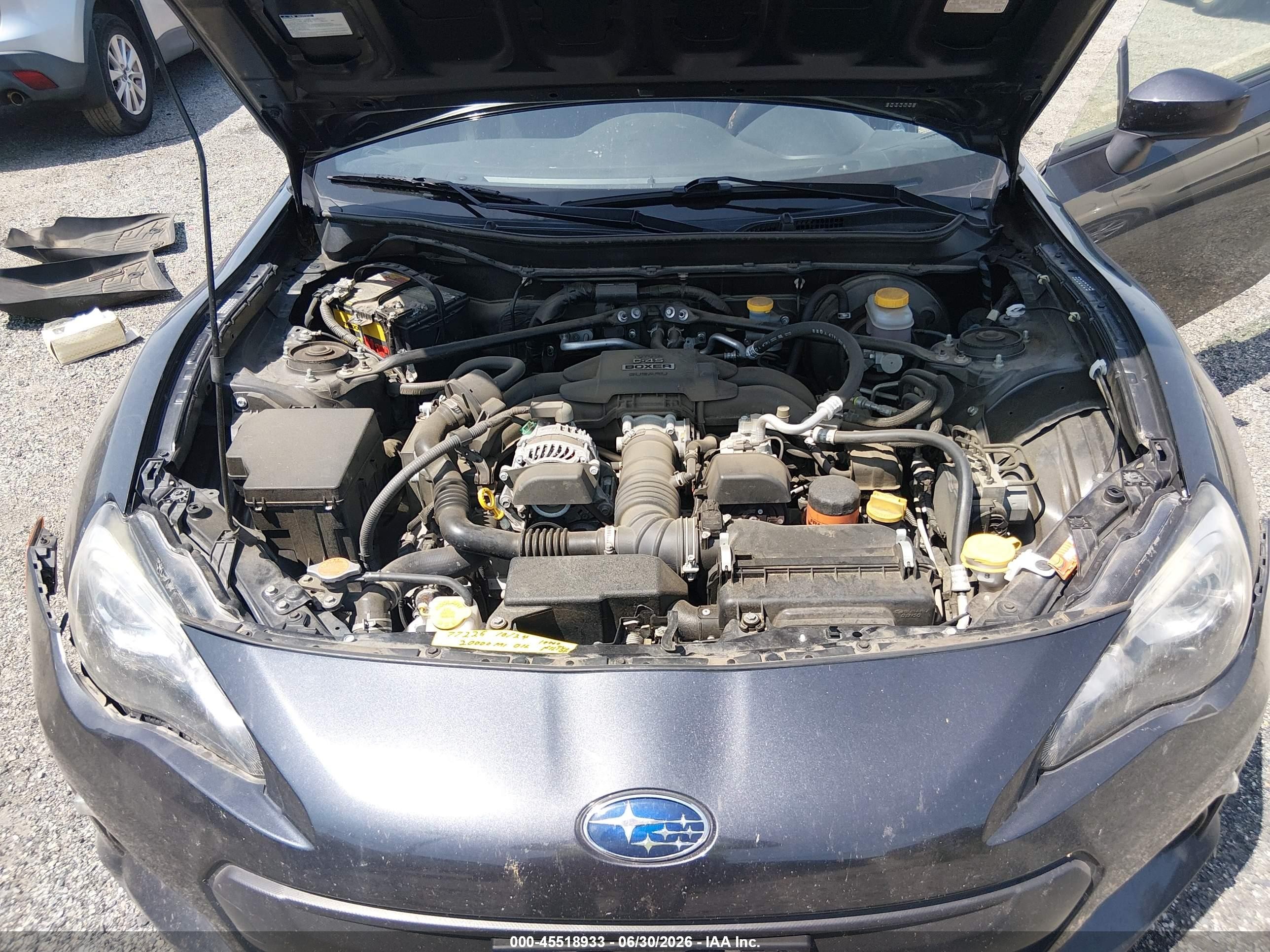 2014 Subaru Brz Limited Серый vin: JF1ZCAC17E9604985