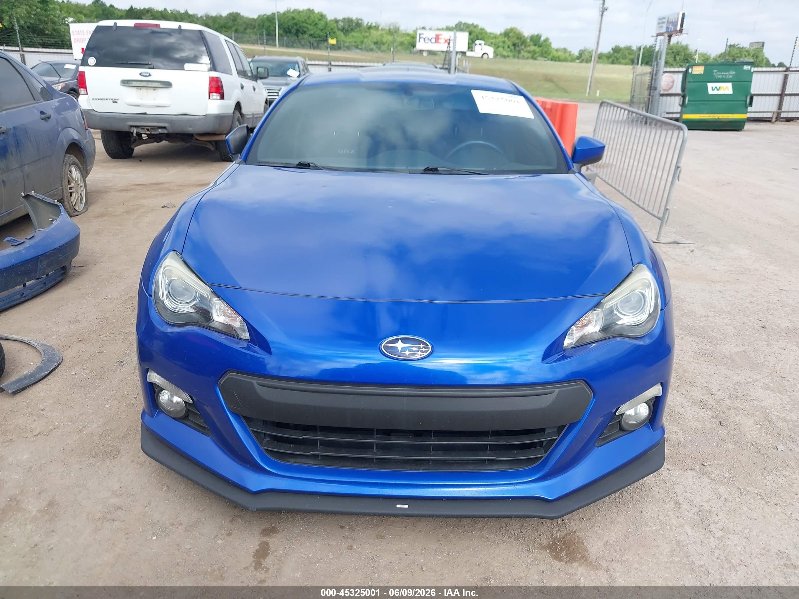 2015 Subaru Brz Series.blue Blue vin: JF1ZCAC17F9601036