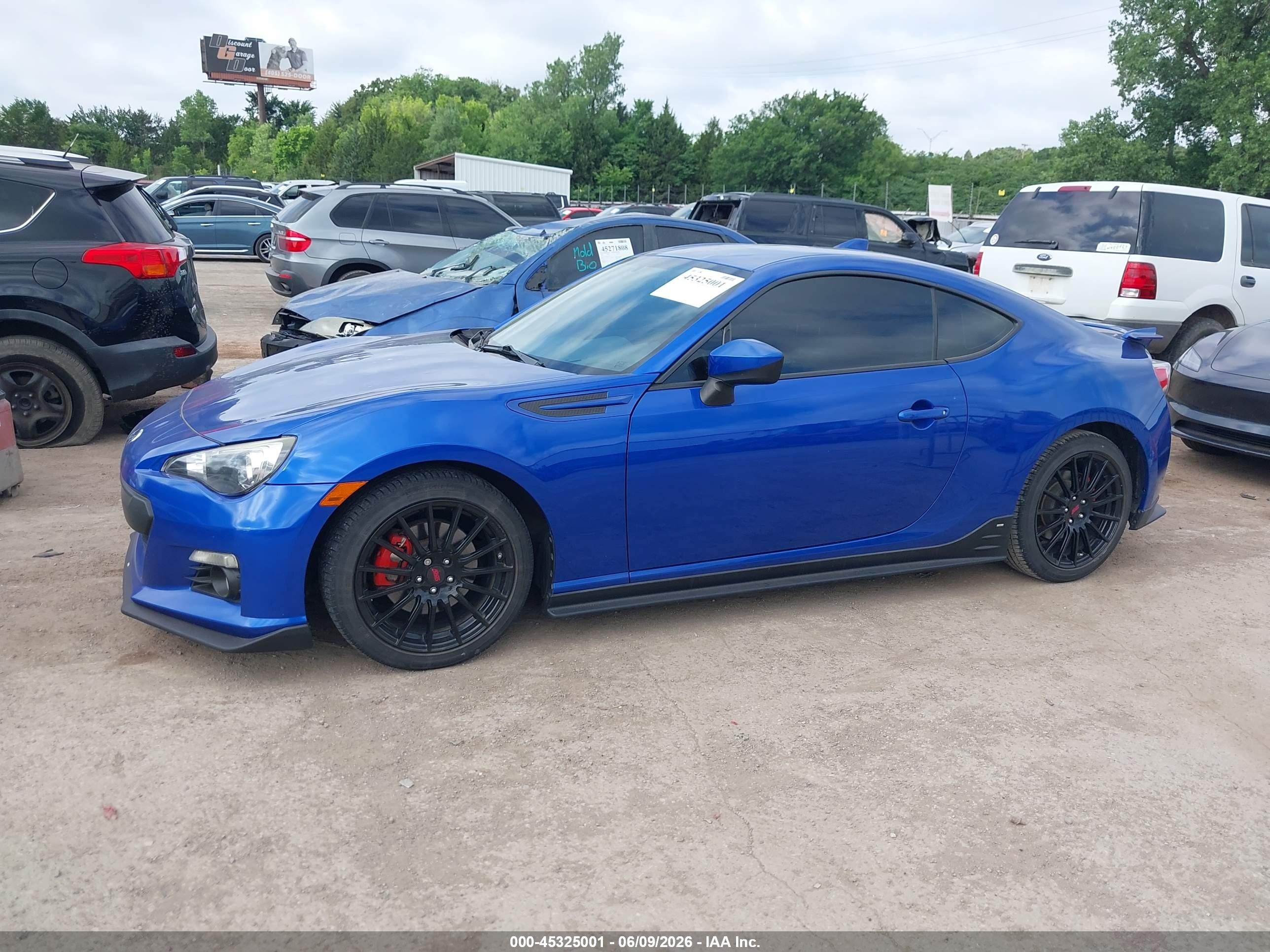 2015 Subaru Brz Series.blue Blue vin: JF1ZCAC17F9601036