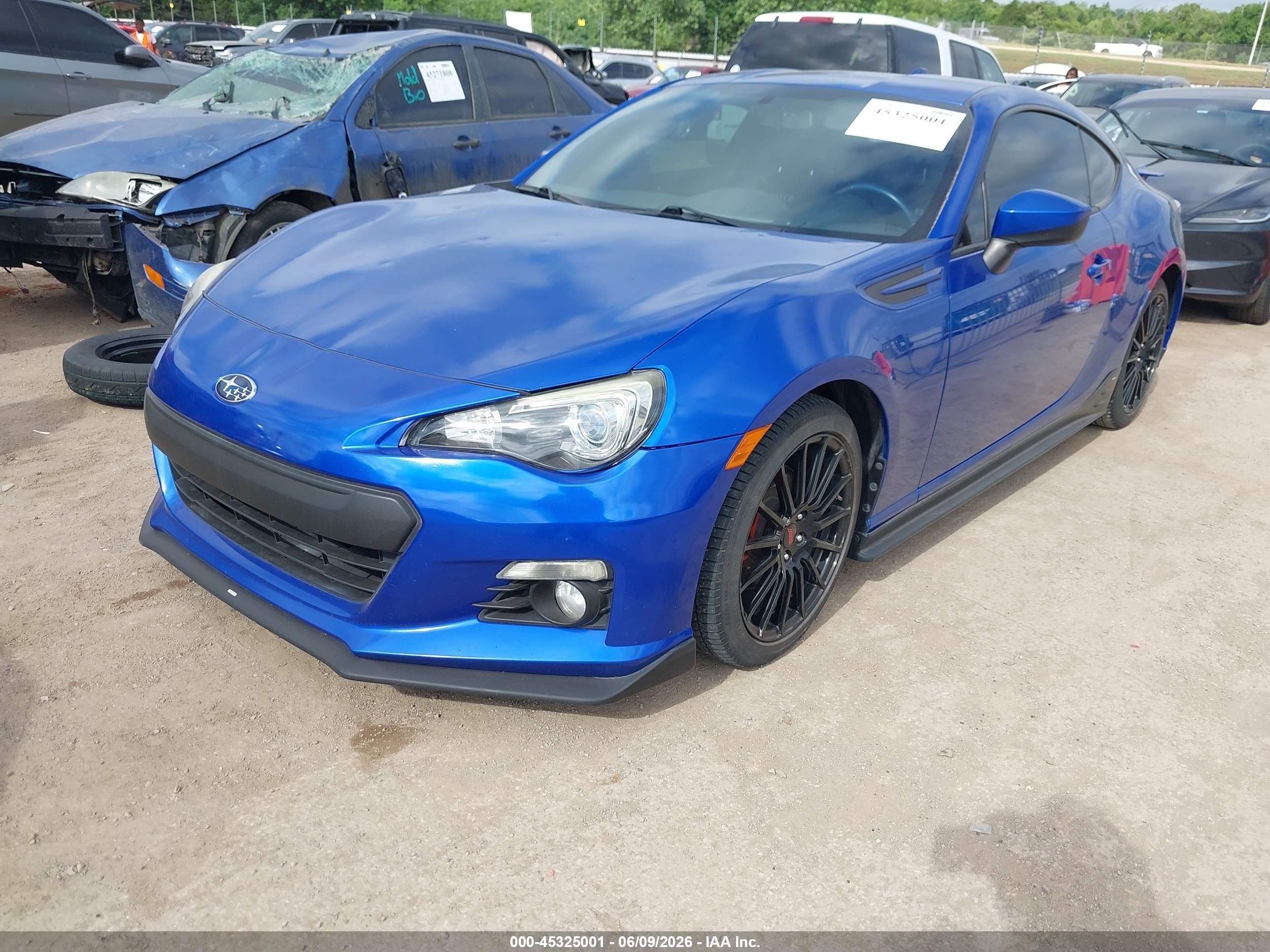 2015 Subaru Brz Series.blue Blue vin: JF1ZCAC17F9601036
