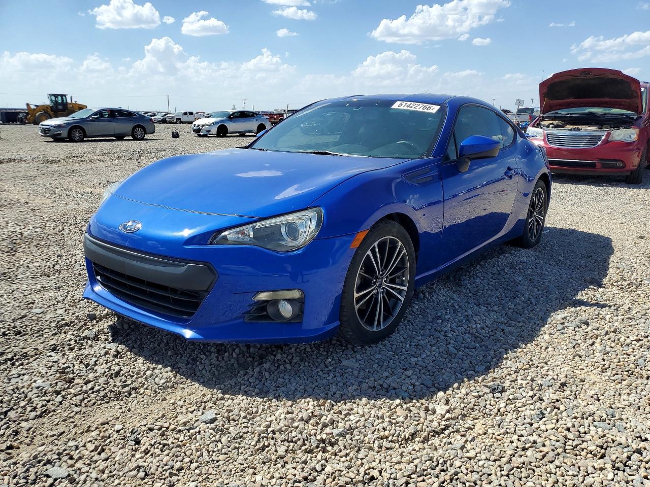 2015 Subaru Brz 2.0 Limited Blue vin: JF1ZCAC17F9605121