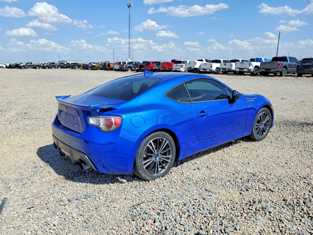 2015 Subaru Brz 2.0 Limited Blue vin: JF1ZCAC17F9605121
