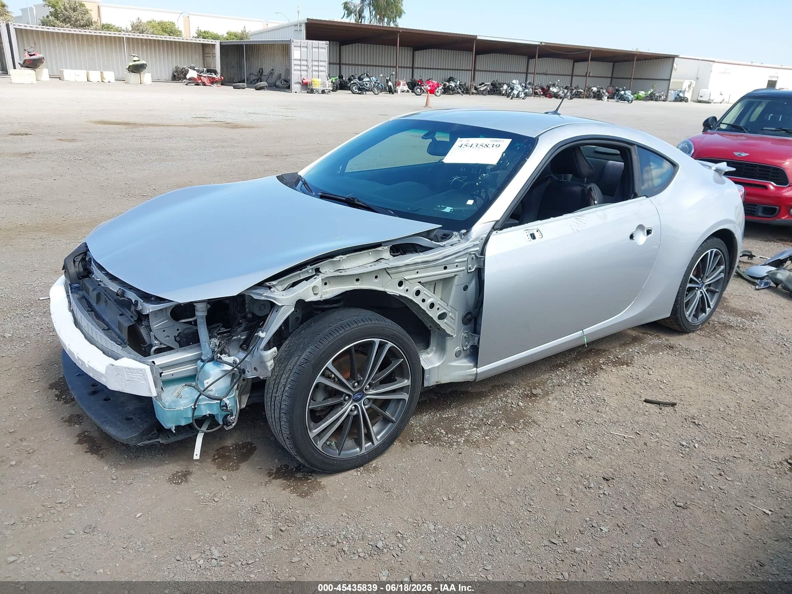 2013 Subaru Brz Limited Silver vin: JF1ZCAC18D1608458