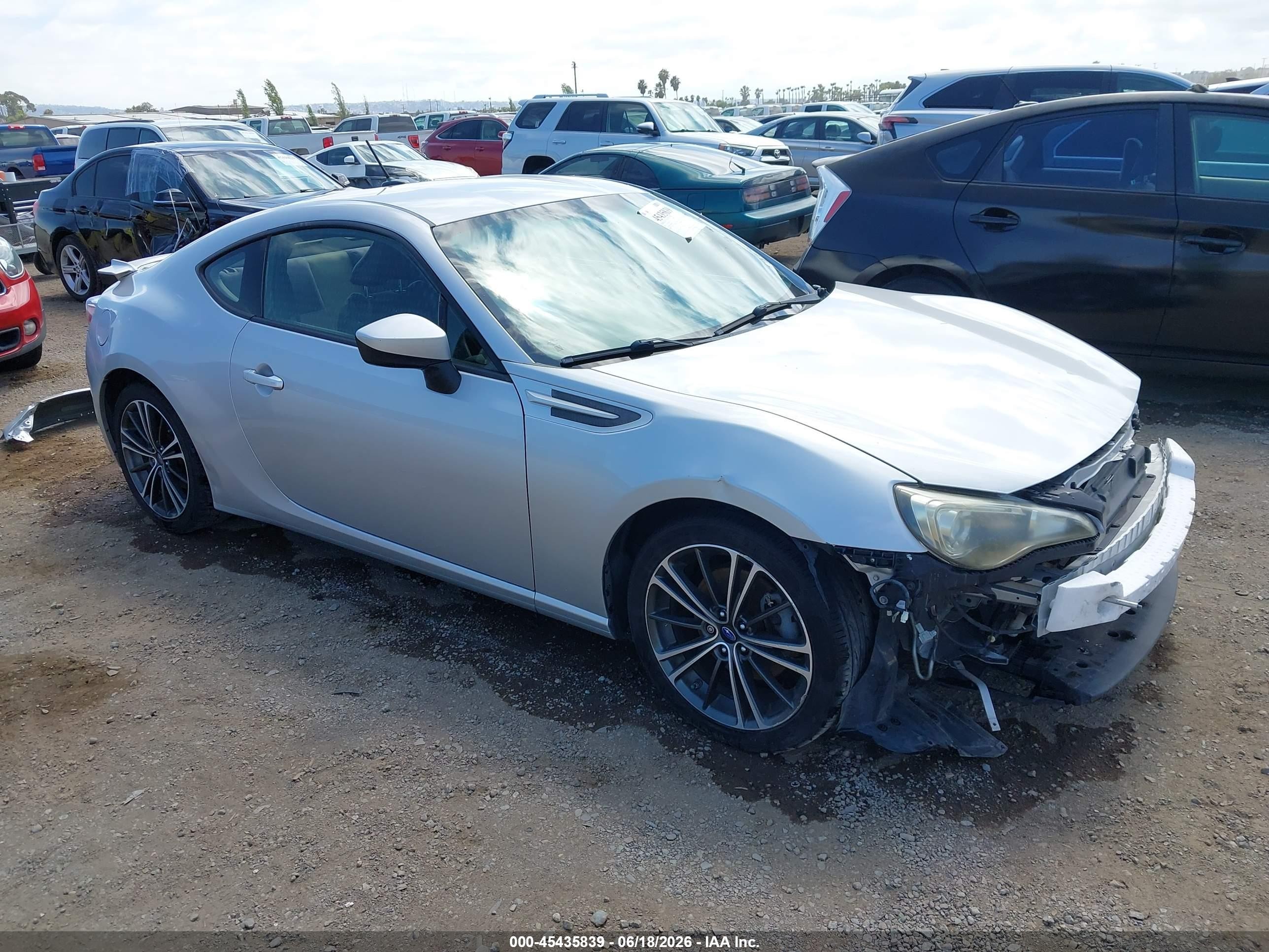 2013 Subaru Brz Limited Серебряный vin: JF1ZCAC18D1608458