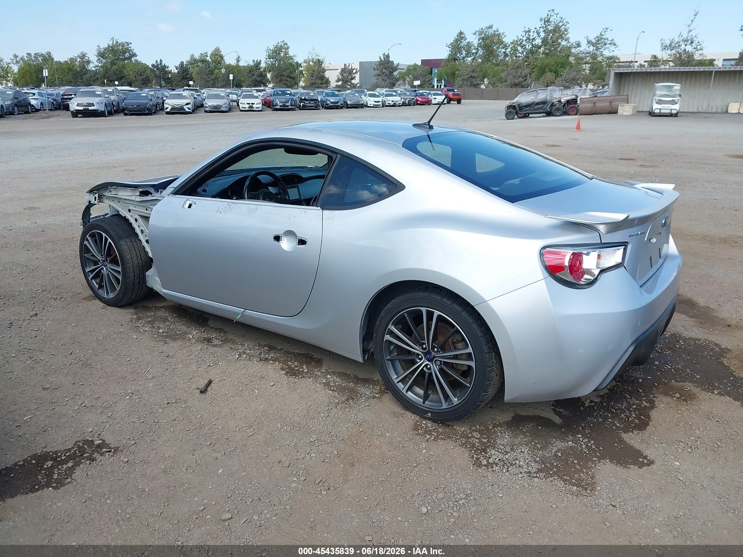 2013 Subaru Brz Limited Silver vin: JF1ZCAC18D1608458