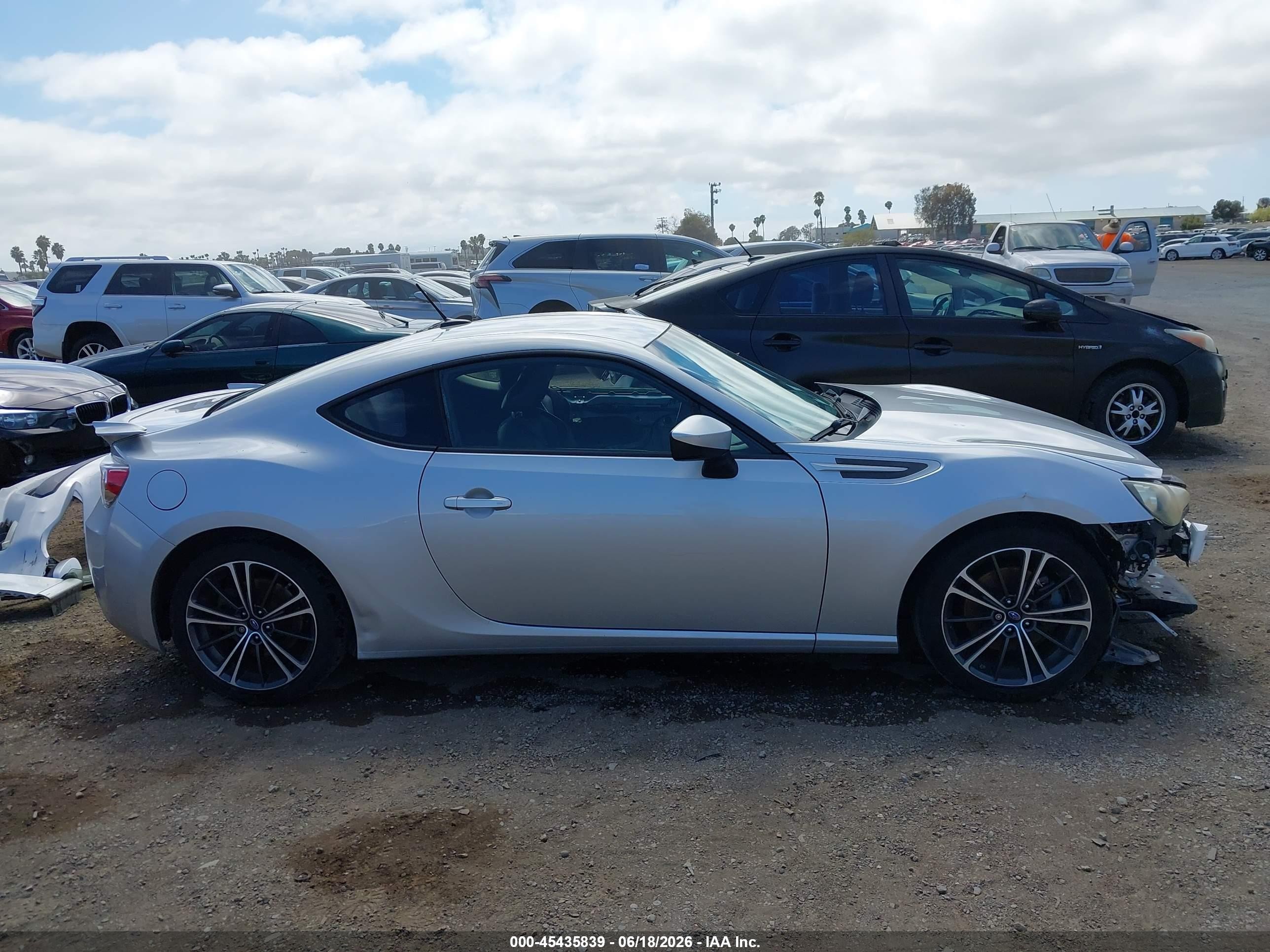 2013 Subaru Brz Limited Silver vin: JF1ZCAC18D1608458