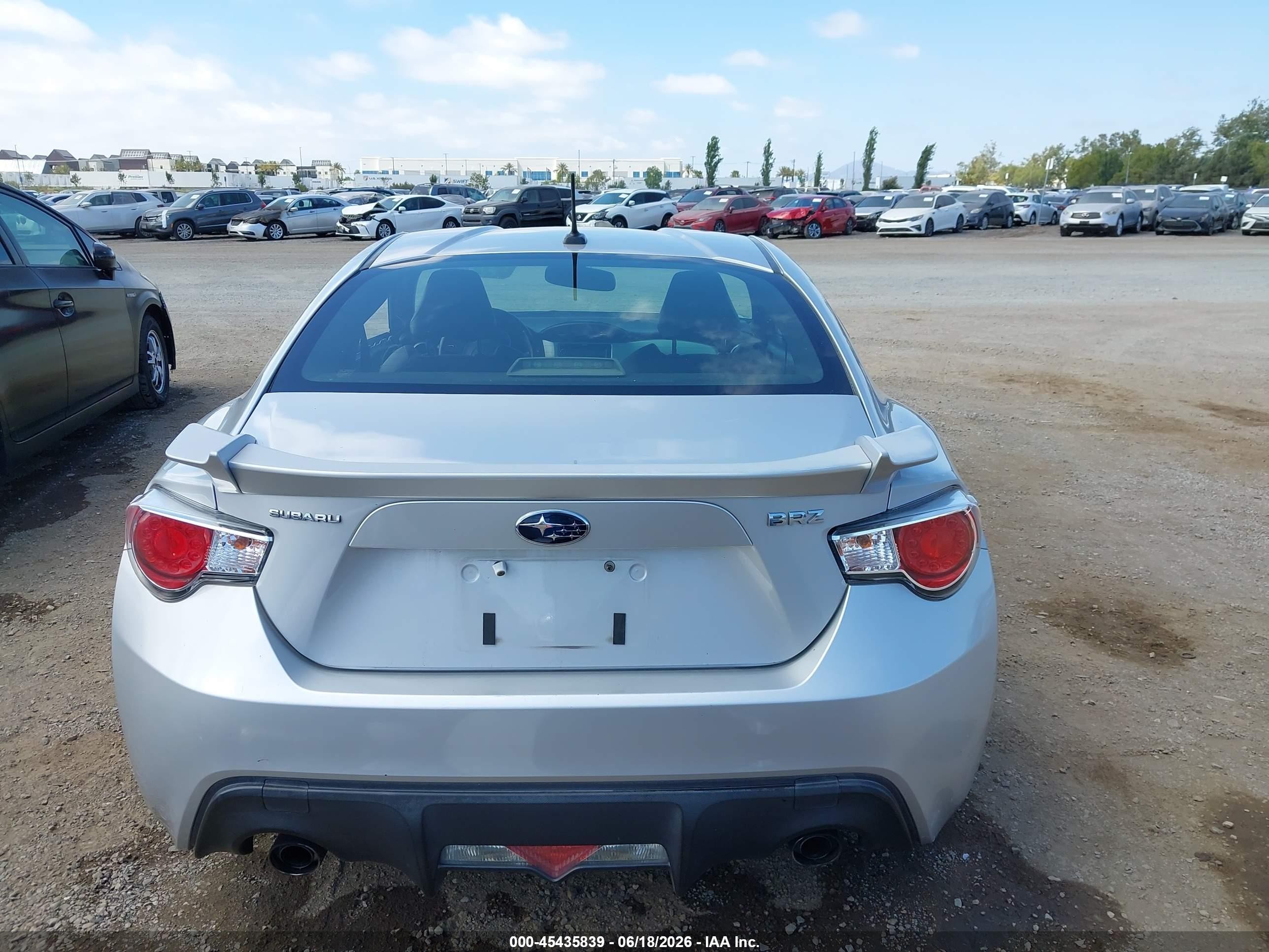 2013 Subaru Brz Limited Silver vin: JF1ZCAC18D1608458