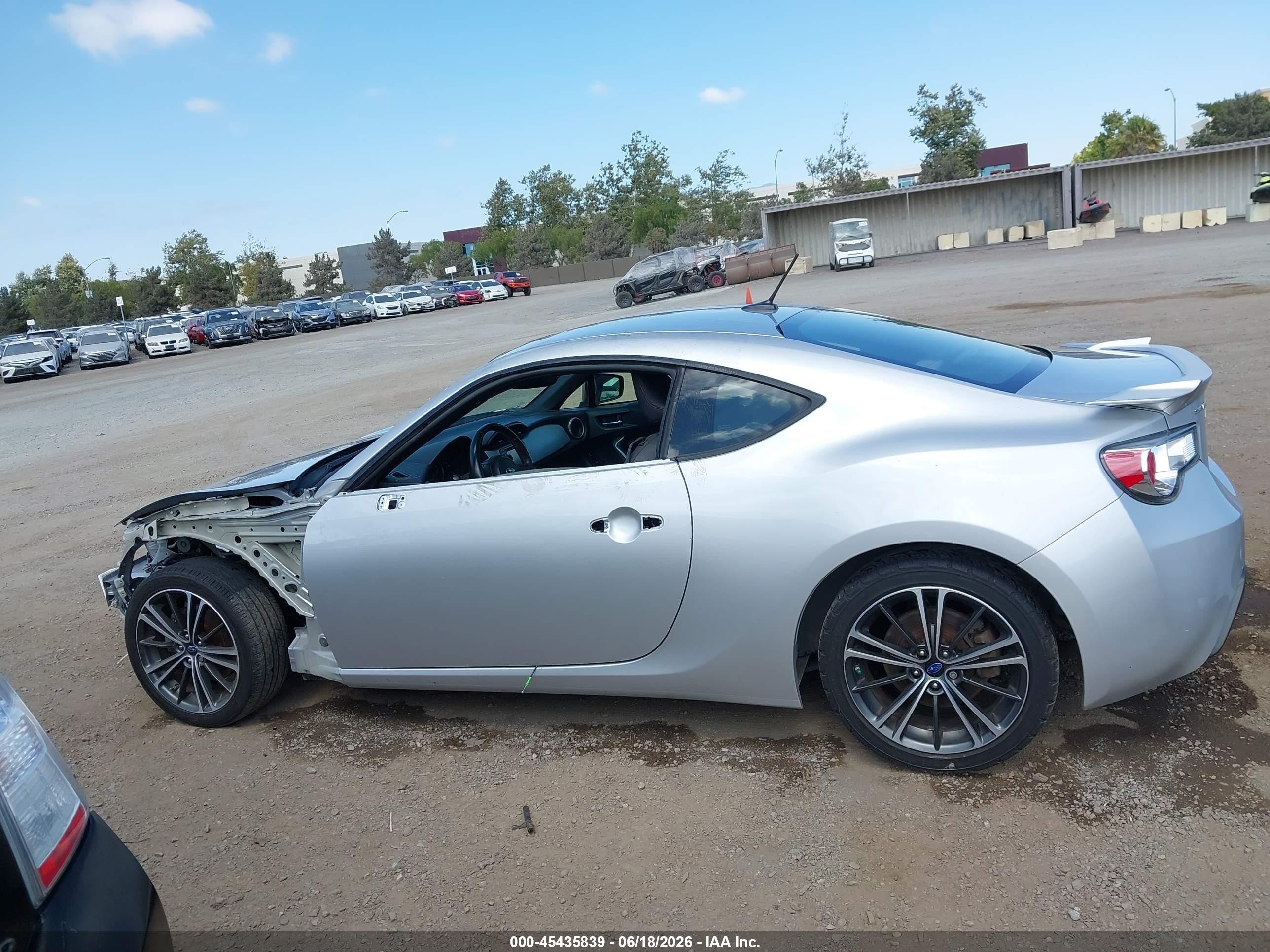 2013 Subaru Brz Limited Silver vin: JF1ZCAC18D1608458