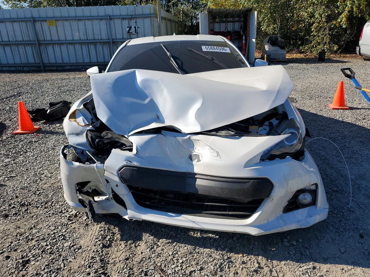 2014 Subaru Brz 2.0 Limited White vin: JF1ZCAC18E9600606