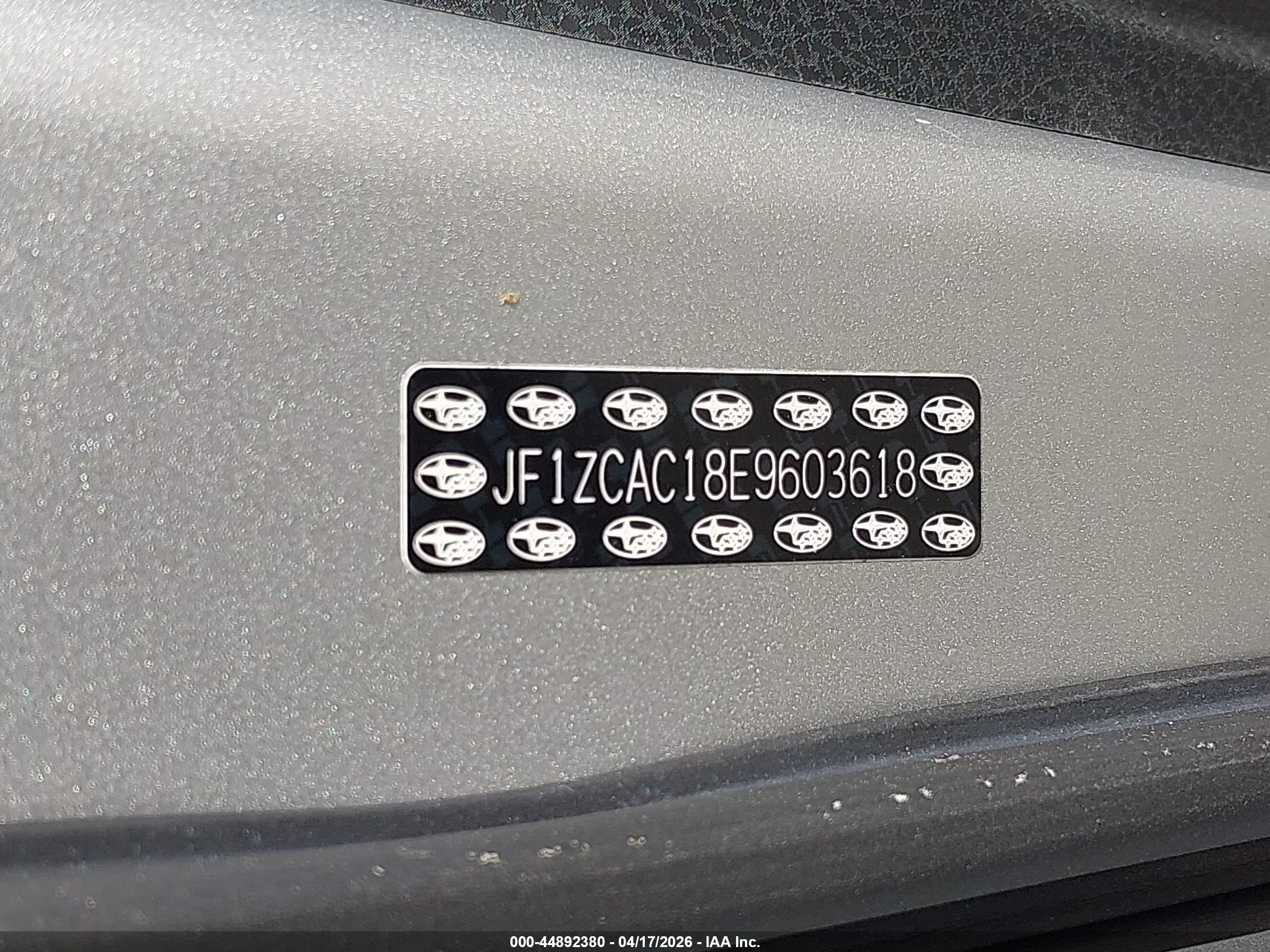 2014 Subaru Brz Limited Серебряный vin: JF1ZCAC18E9603618
