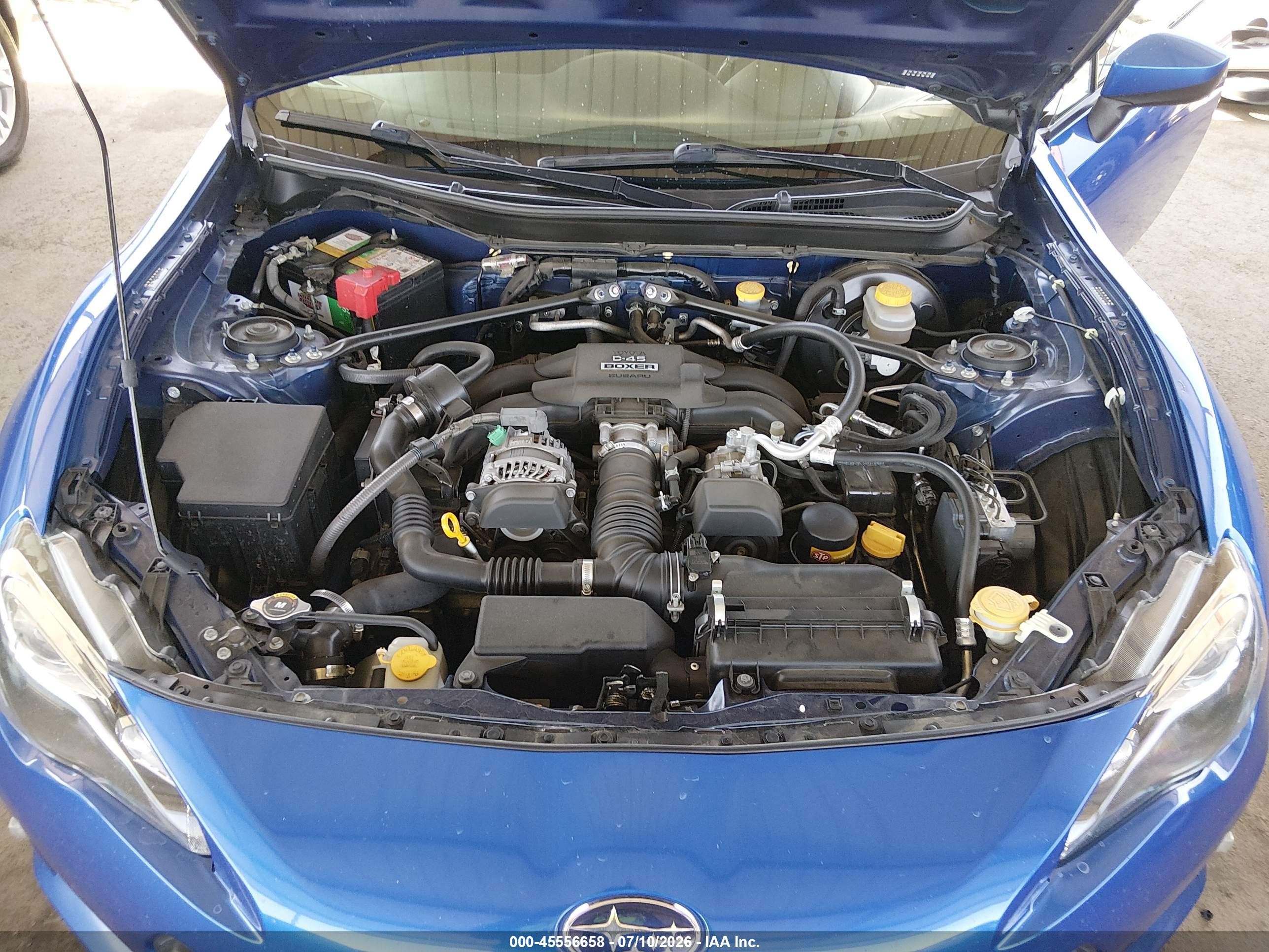 2014 Subaru Brz Limited Blue vin: JF1ZCAC18E9605482