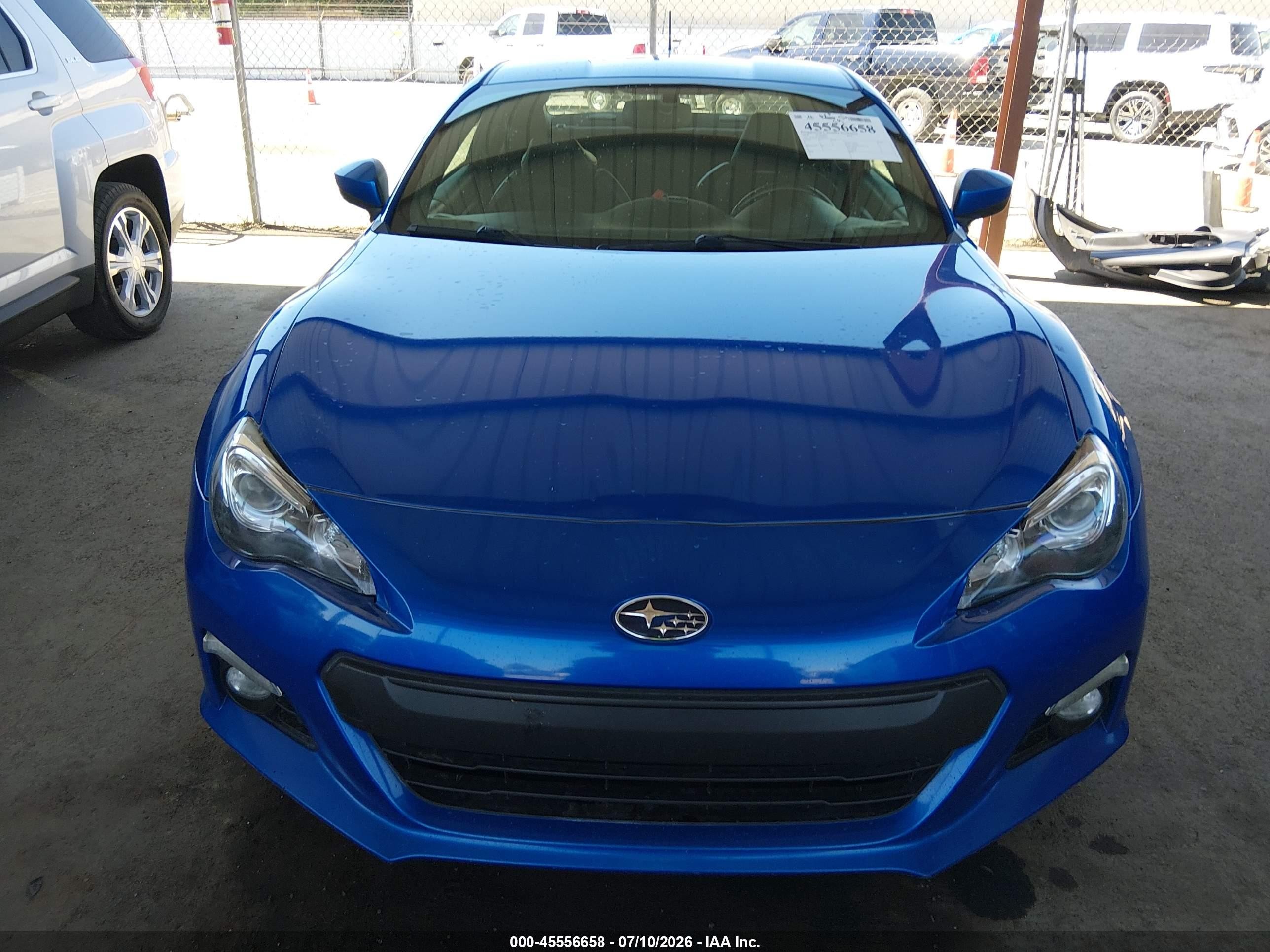2014 Subaru Brz Limited Blue vin: JF1ZCAC18E9605482