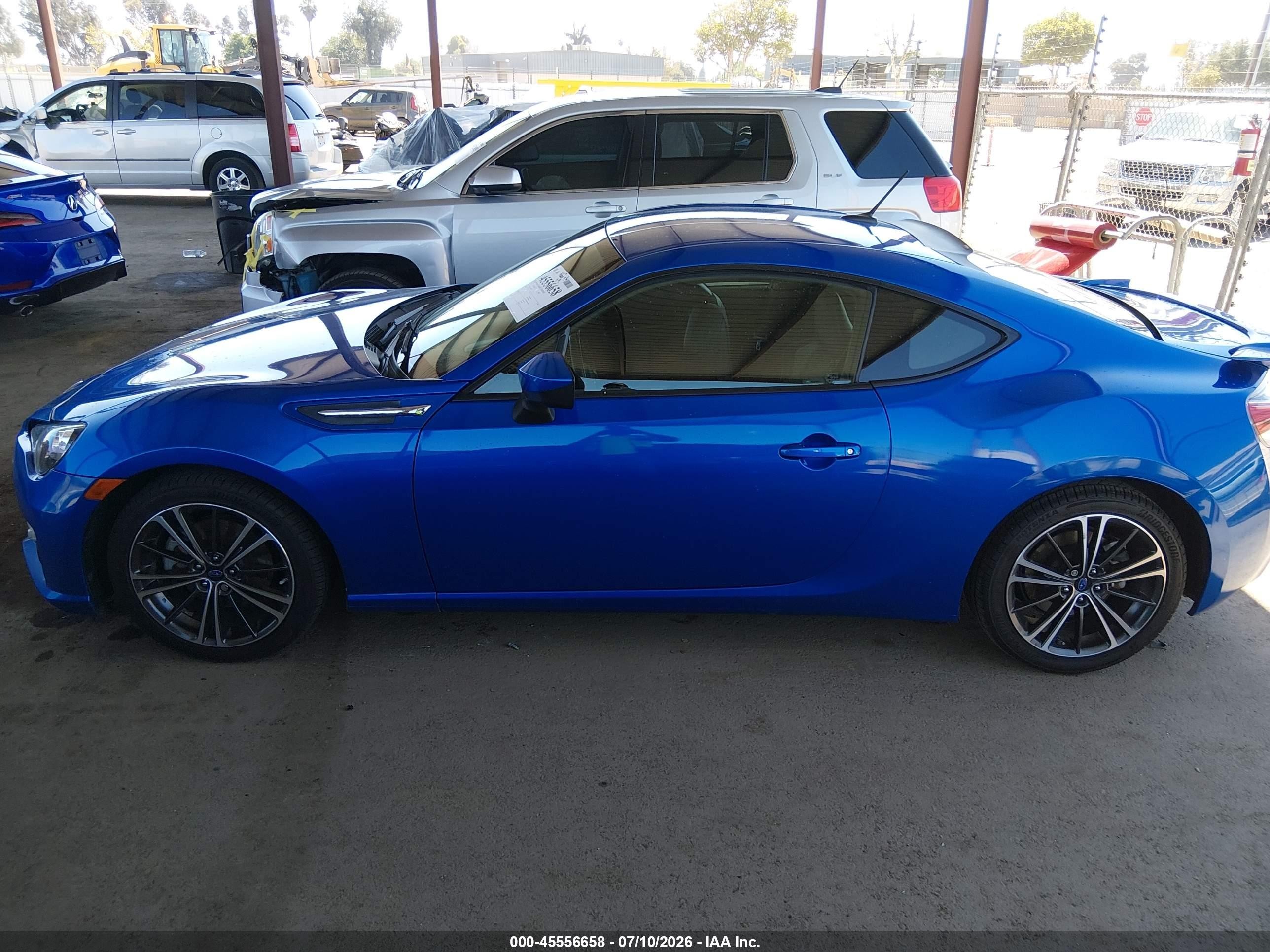 2014 Subaru Brz Limited Blue vin: JF1ZCAC18E9605482