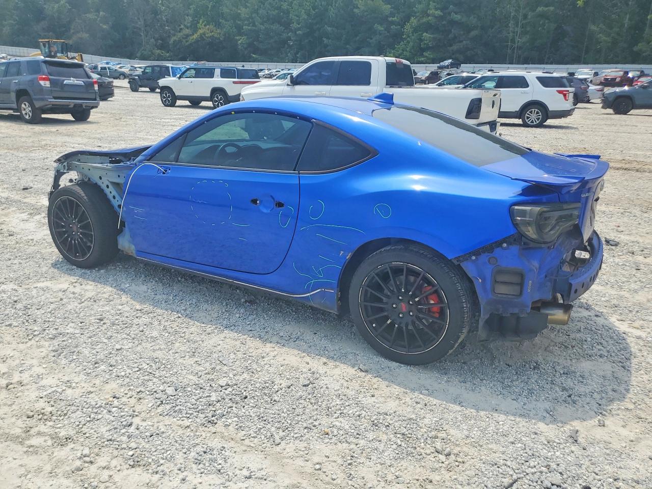 2015 Subaru Brz 2.0 Limited Blue vin: JF1ZCAC18F9600865