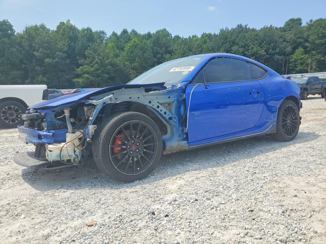 2015 Subaru Brz 2.0 Limited Blue vin: JF1ZCAC18F9600865