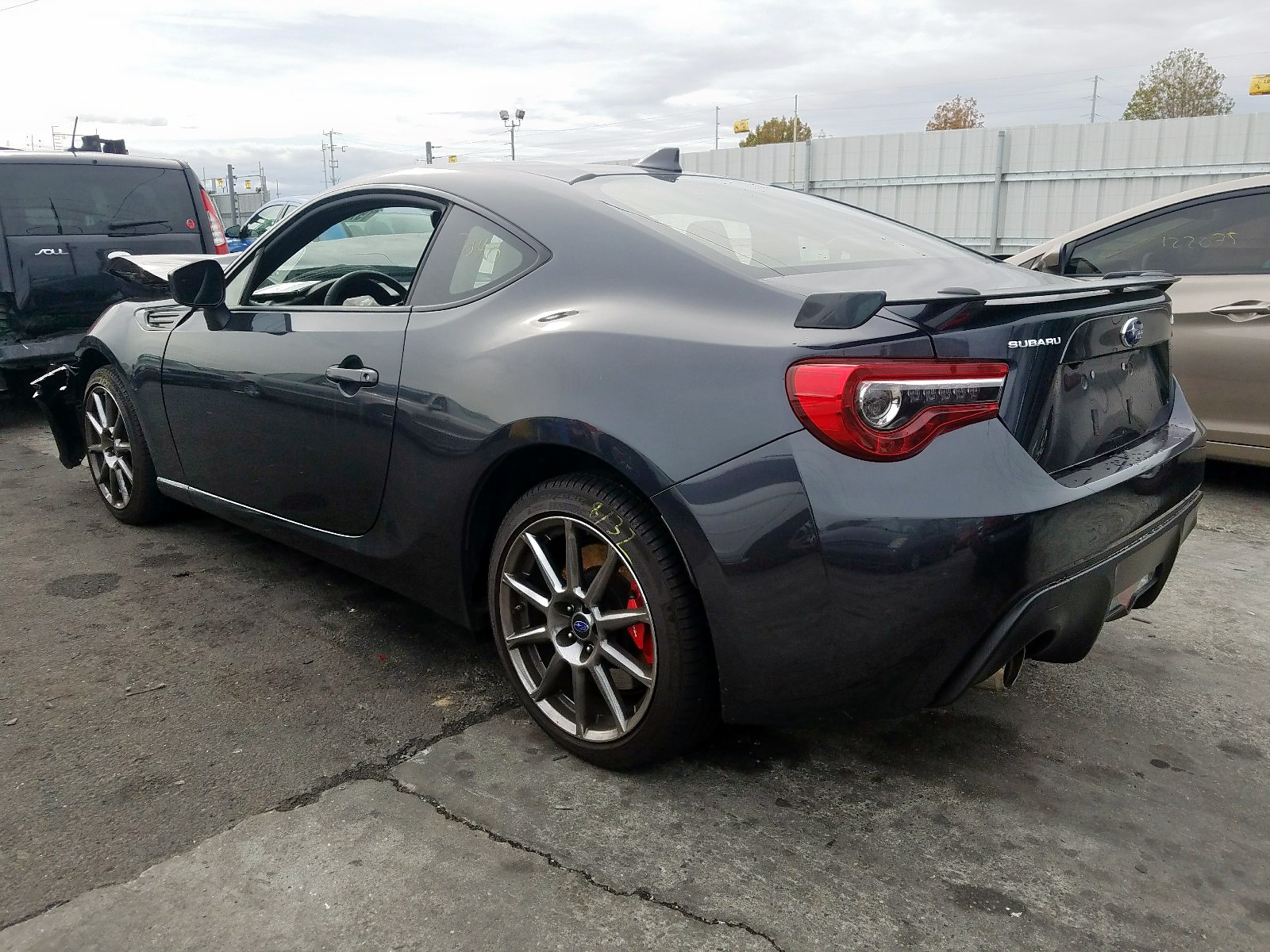 2019 Subaru Brz Limited Угольный vin: JF1ZCAC18K9601539