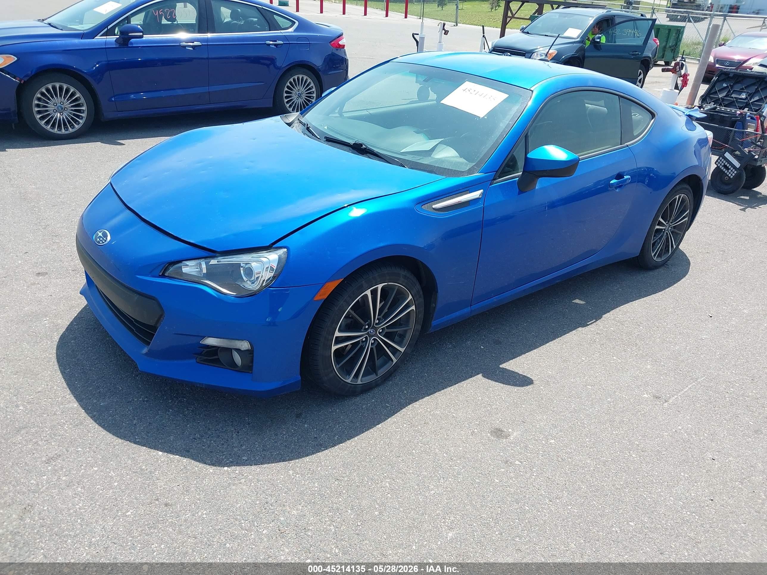 2013 Subaru Brz Limited Blue vin: JF1ZCAC19D1610932
