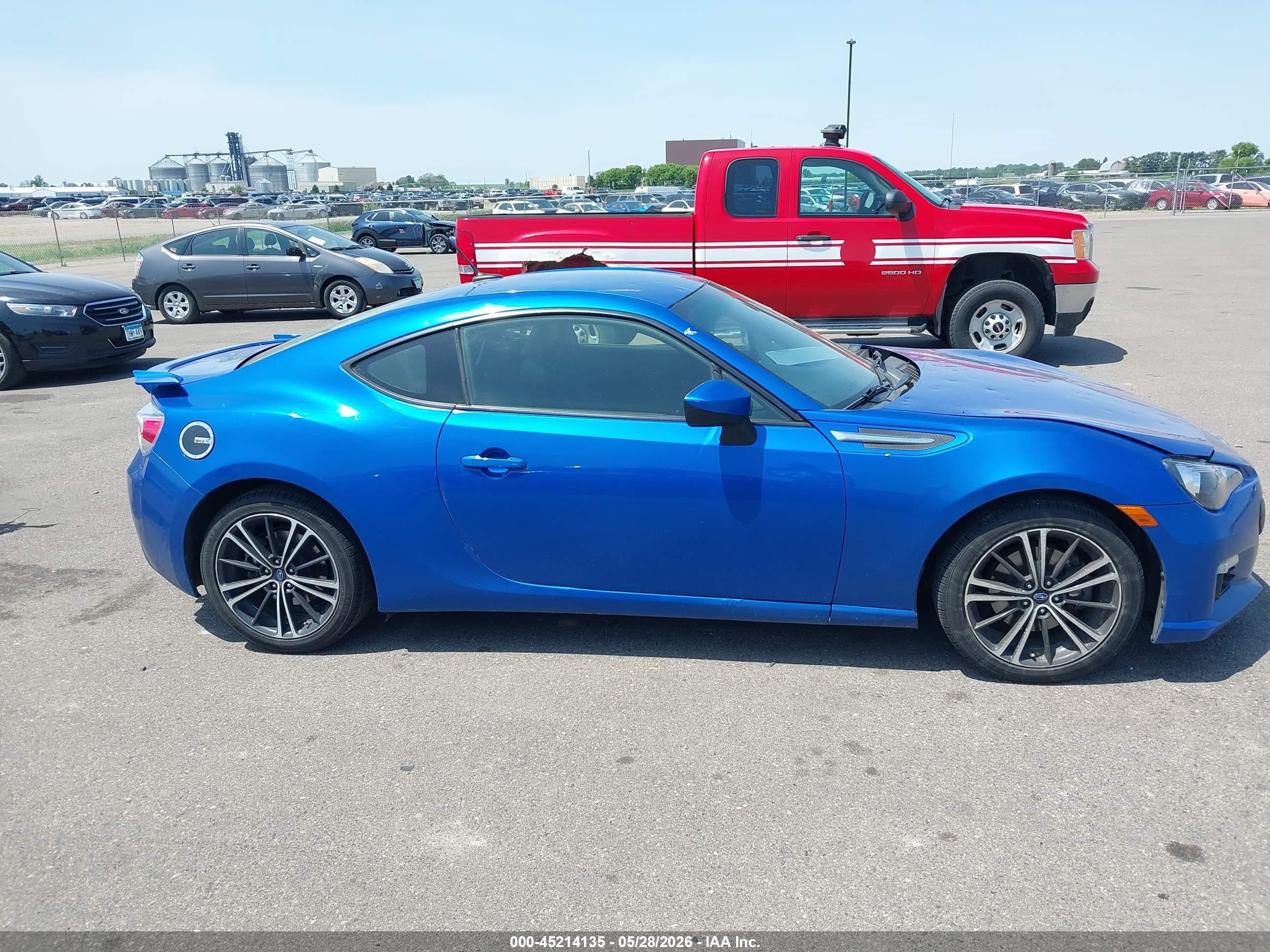 2013 Subaru Brz Limited Blue vin: JF1ZCAC19D1610932
