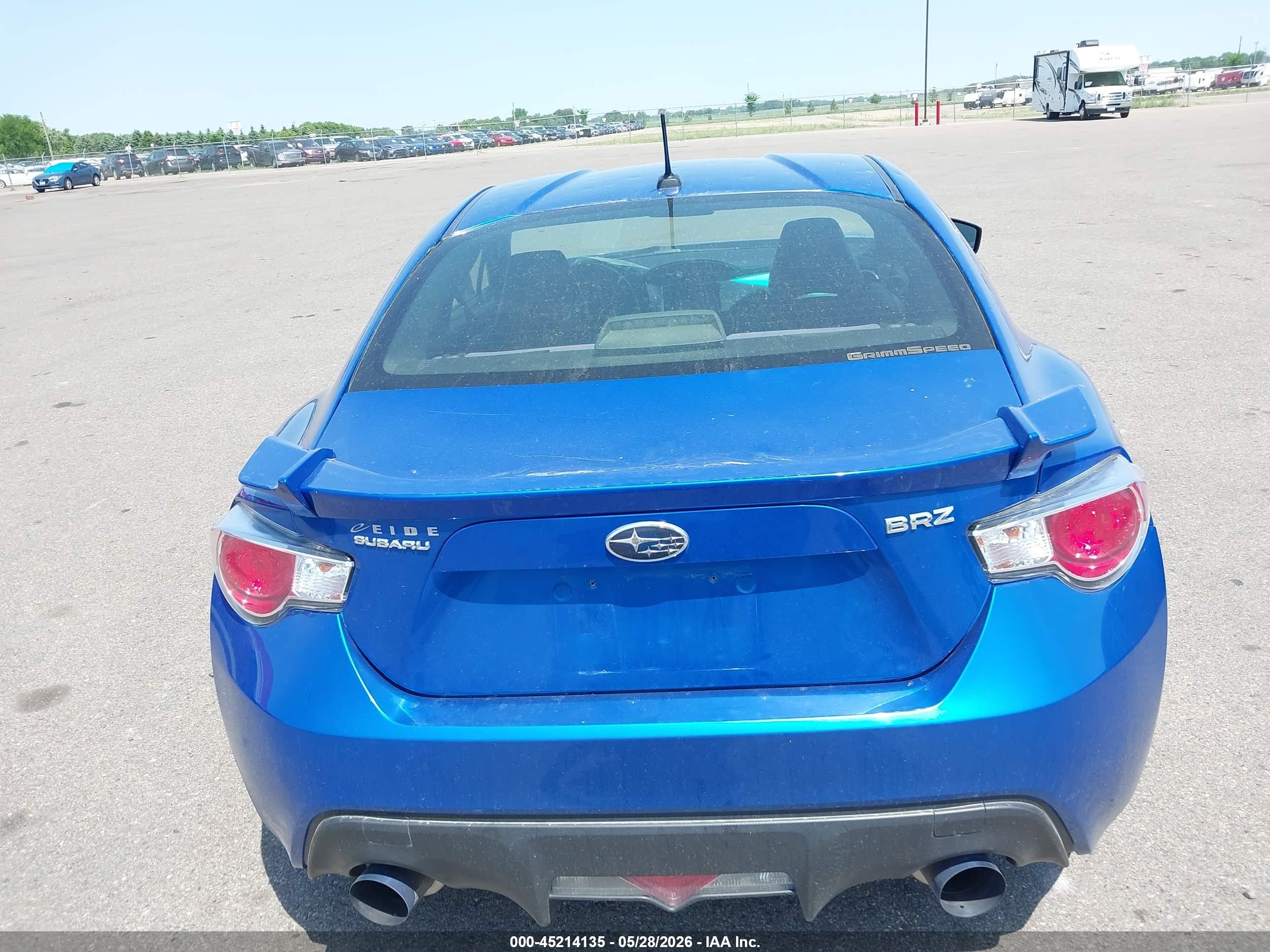 2013 Subaru Brz Limited Blue vin: JF1ZCAC19D1610932