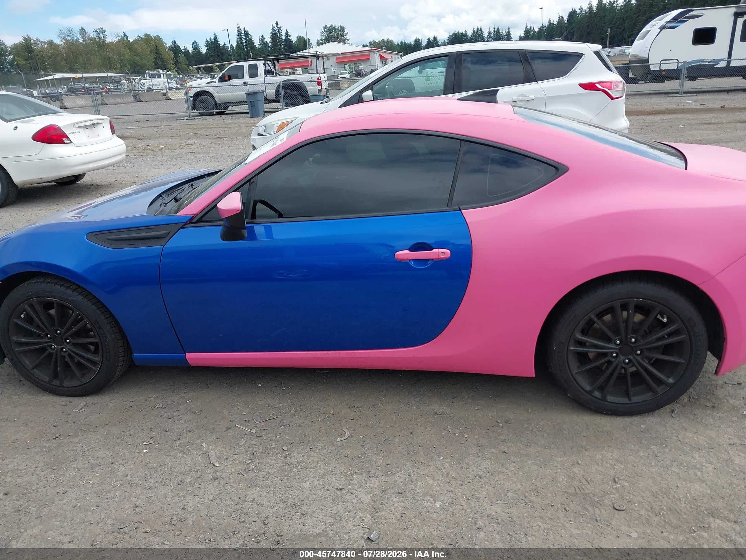 2013 Subaru Brz Limited Pink vin: JF1ZCAC19D2607541
