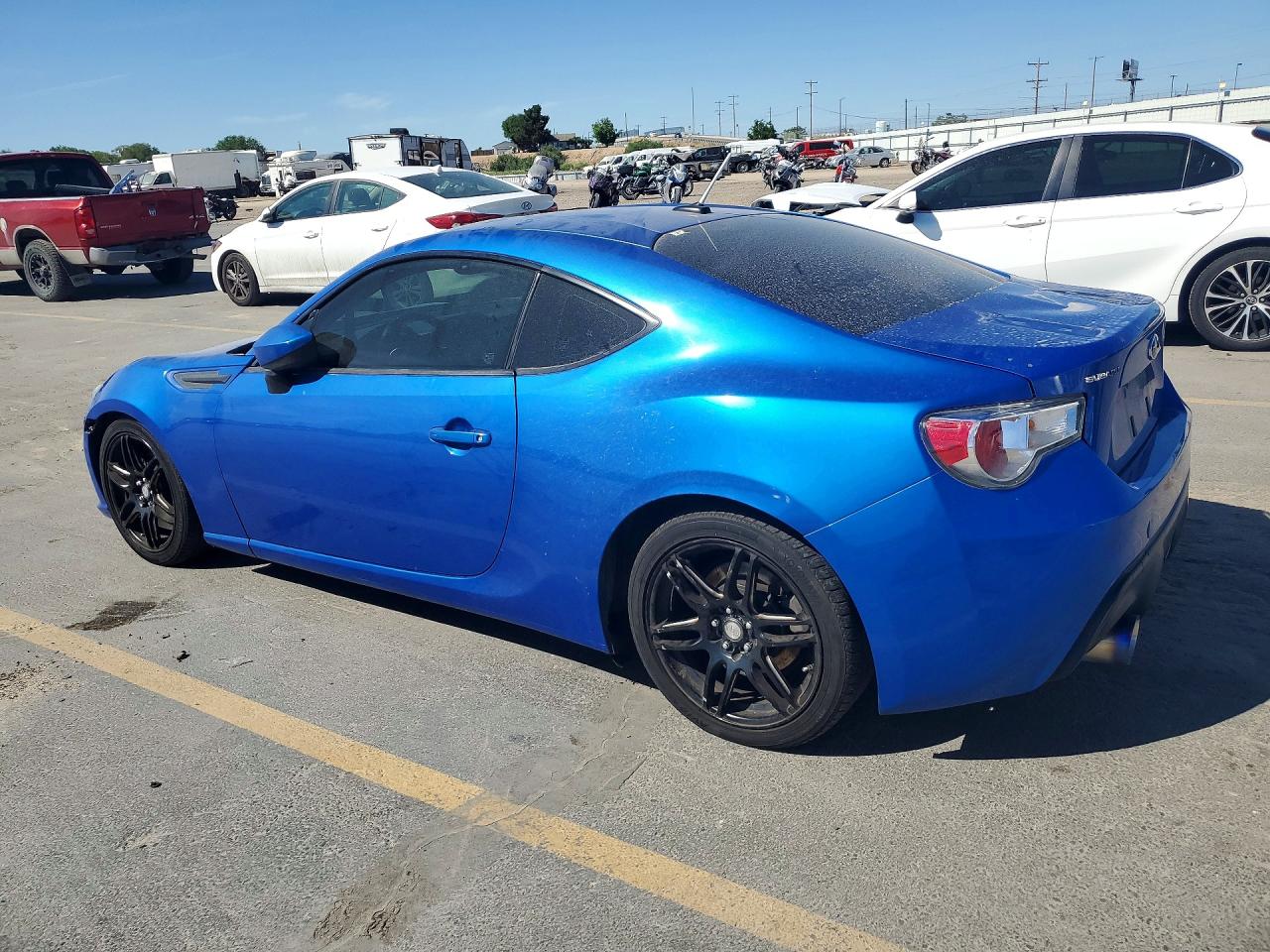 2014 Subaru Brz 2.0 Limited Blue vin: JF1ZCAC19E9605605