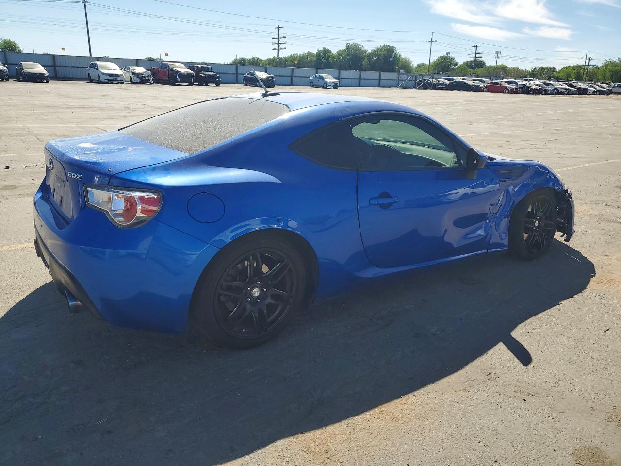 2014 Subaru Brz 2.0 Limited Blue vin: JF1ZCAC19E9605605