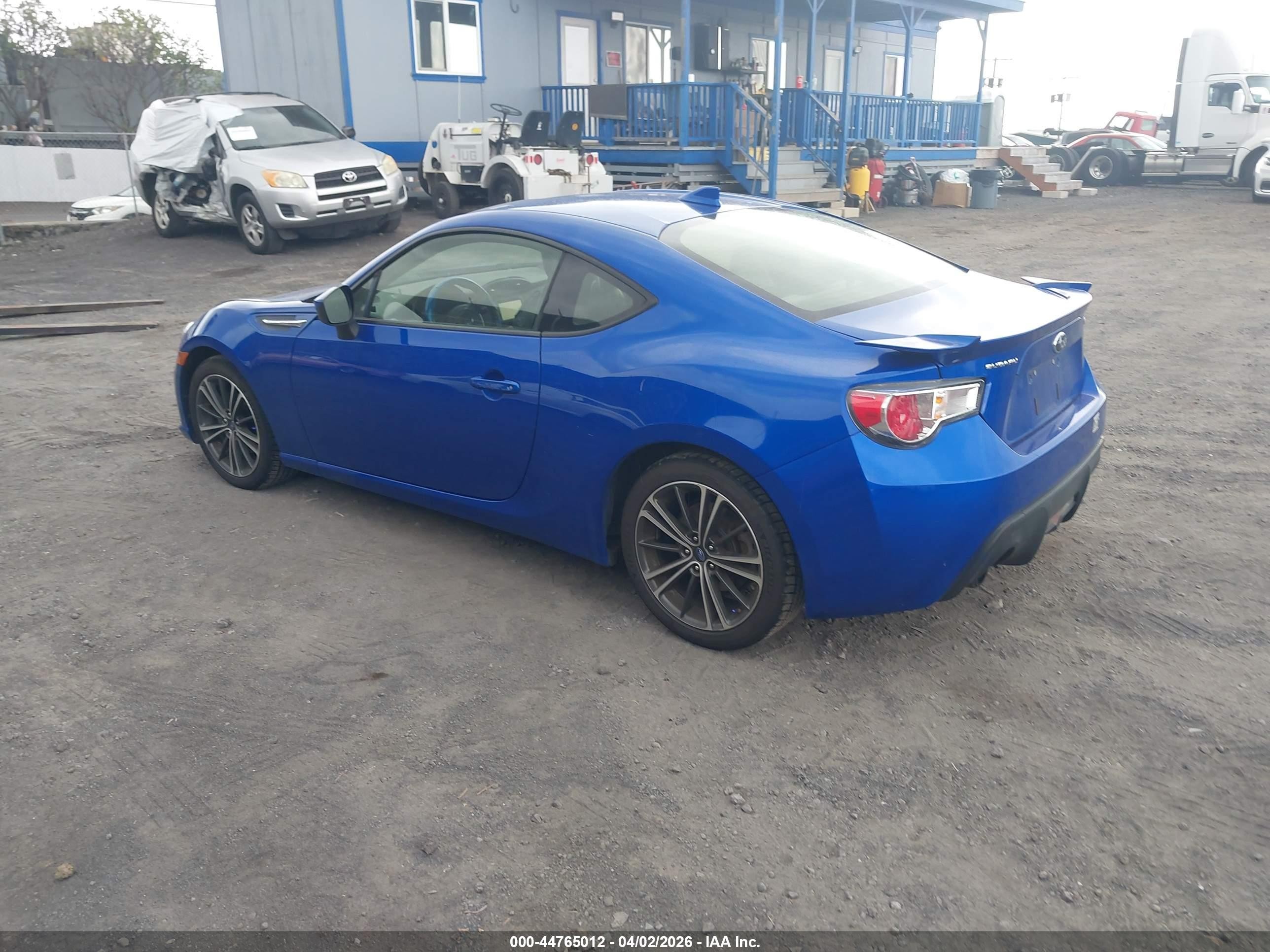 2015 Subaru Brz Limited Blue vin: JF1ZCAC19F9603709