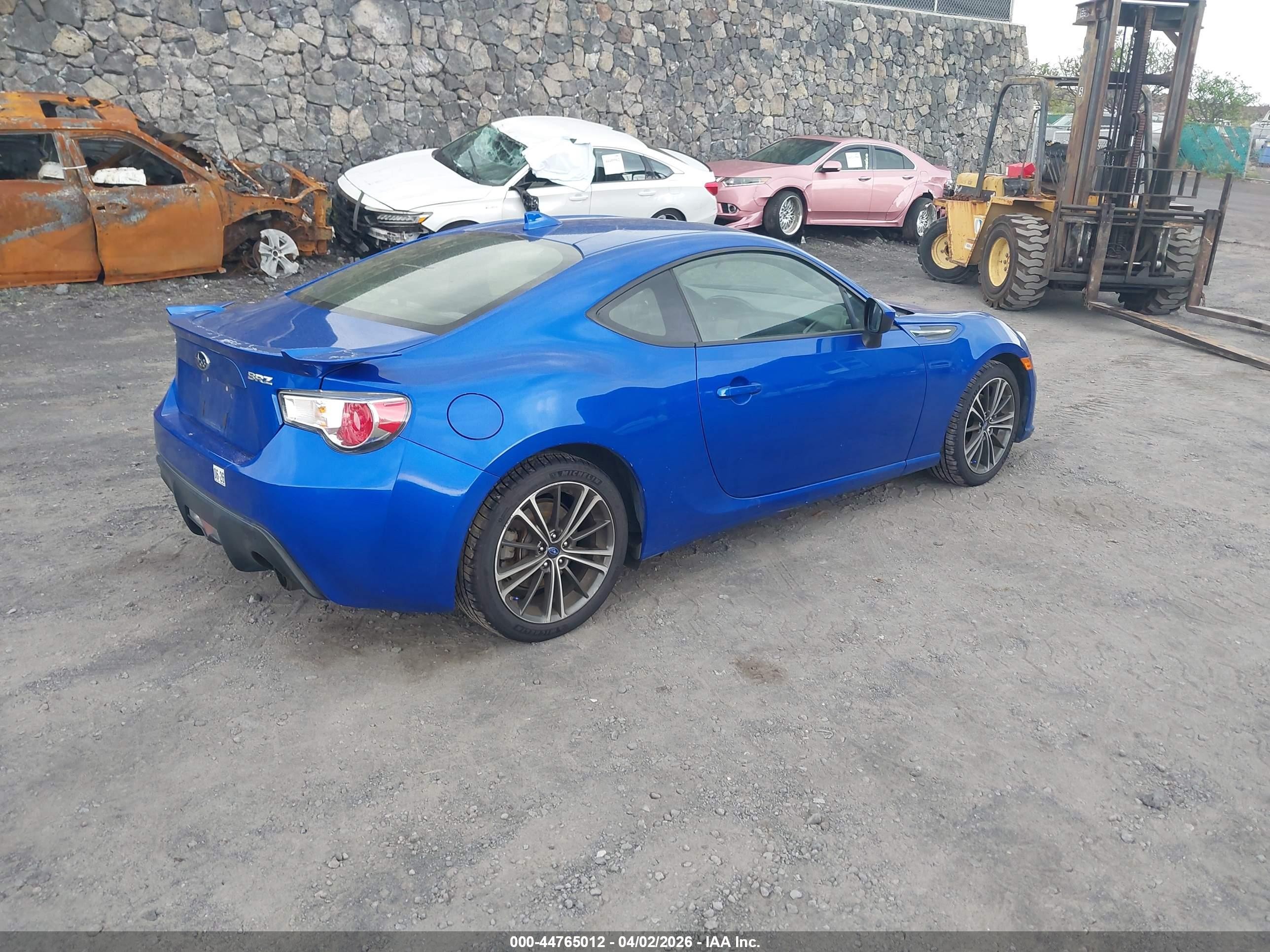 2015 Subaru Brz Limited Blue vin: JF1ZCAC19F9603709